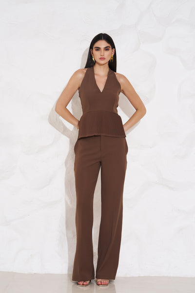 HALEY Peplum Top and Pants Co-ord