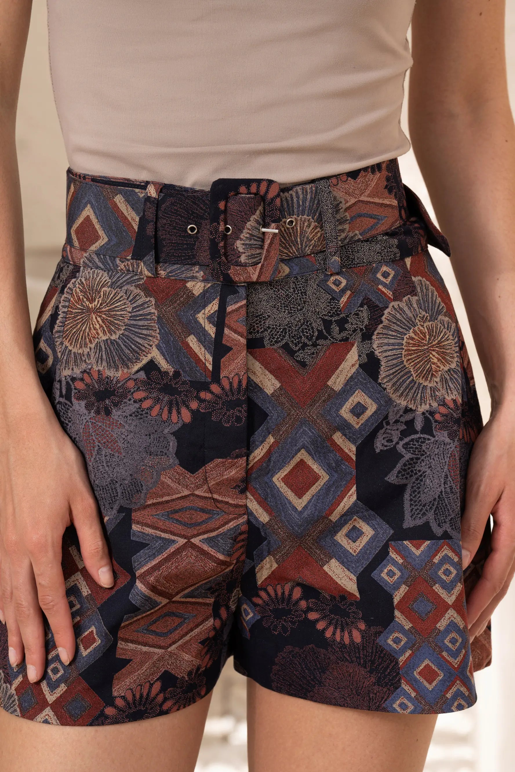 SELENA High Rise Shorts - SHORTS