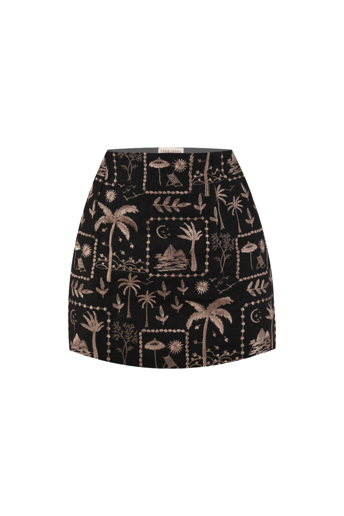 MIA Embroidered Mini Skirt