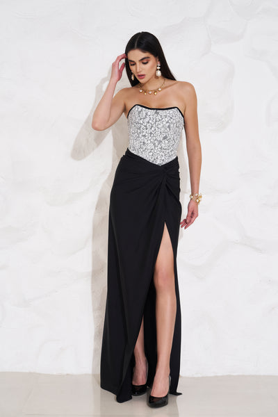 ALICE Corset and KYLIE Draped Skirt Co-ord
