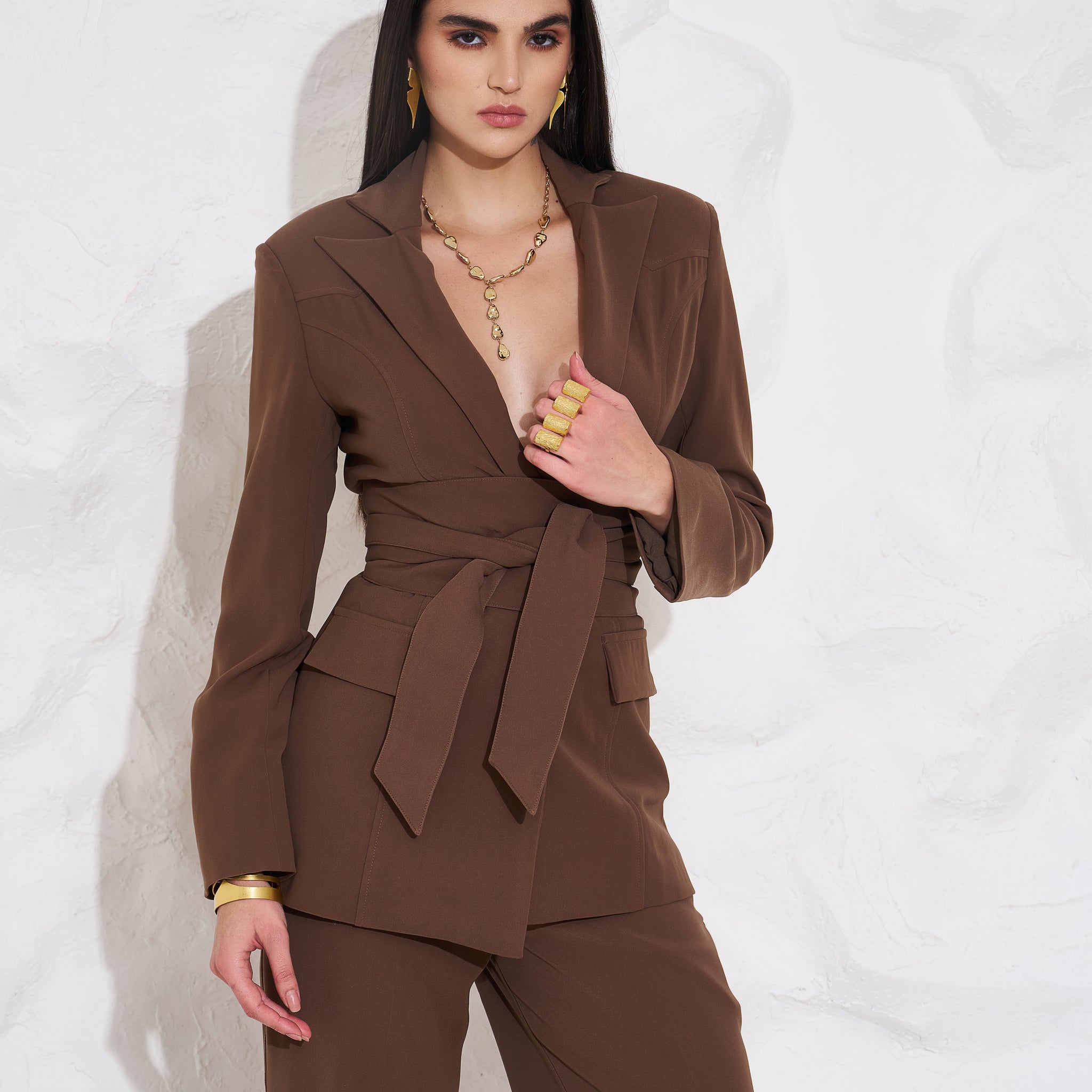HALEY Tie Up Blazer