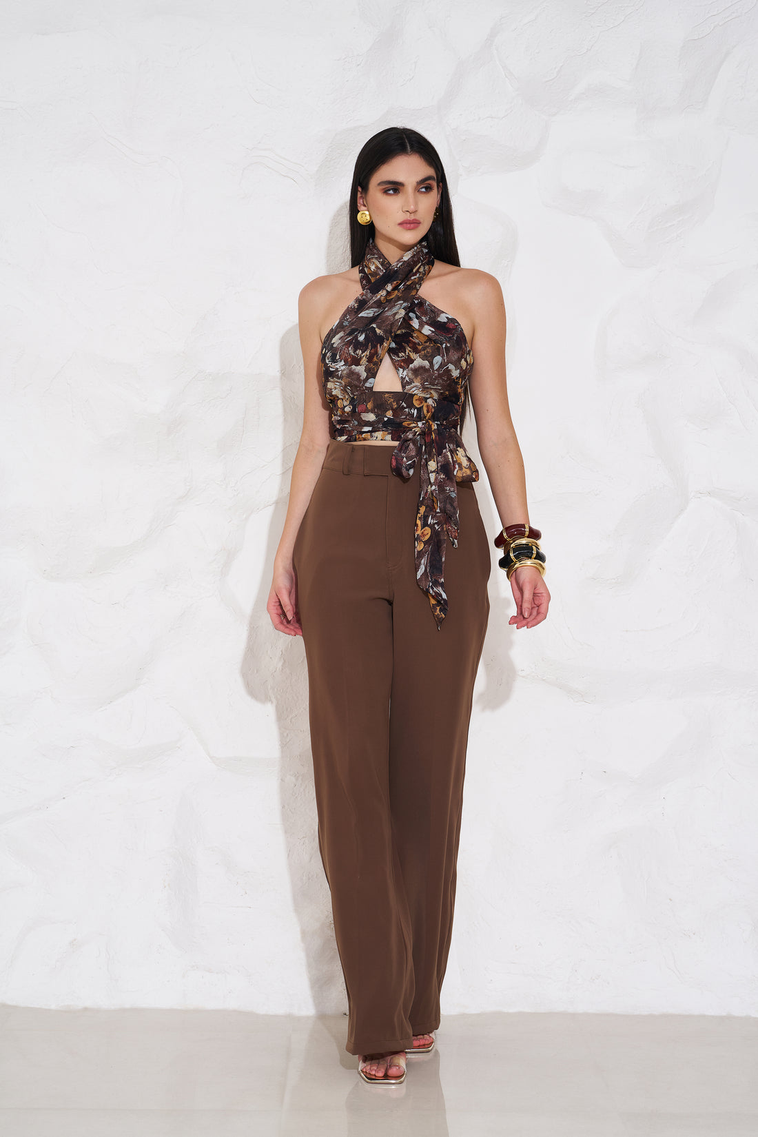 AUDREY Overlap Top and HALEY Pants Co-ord