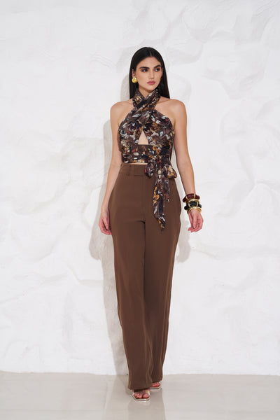 AUDREY Overlap Top and HALEY Pants Co-ord