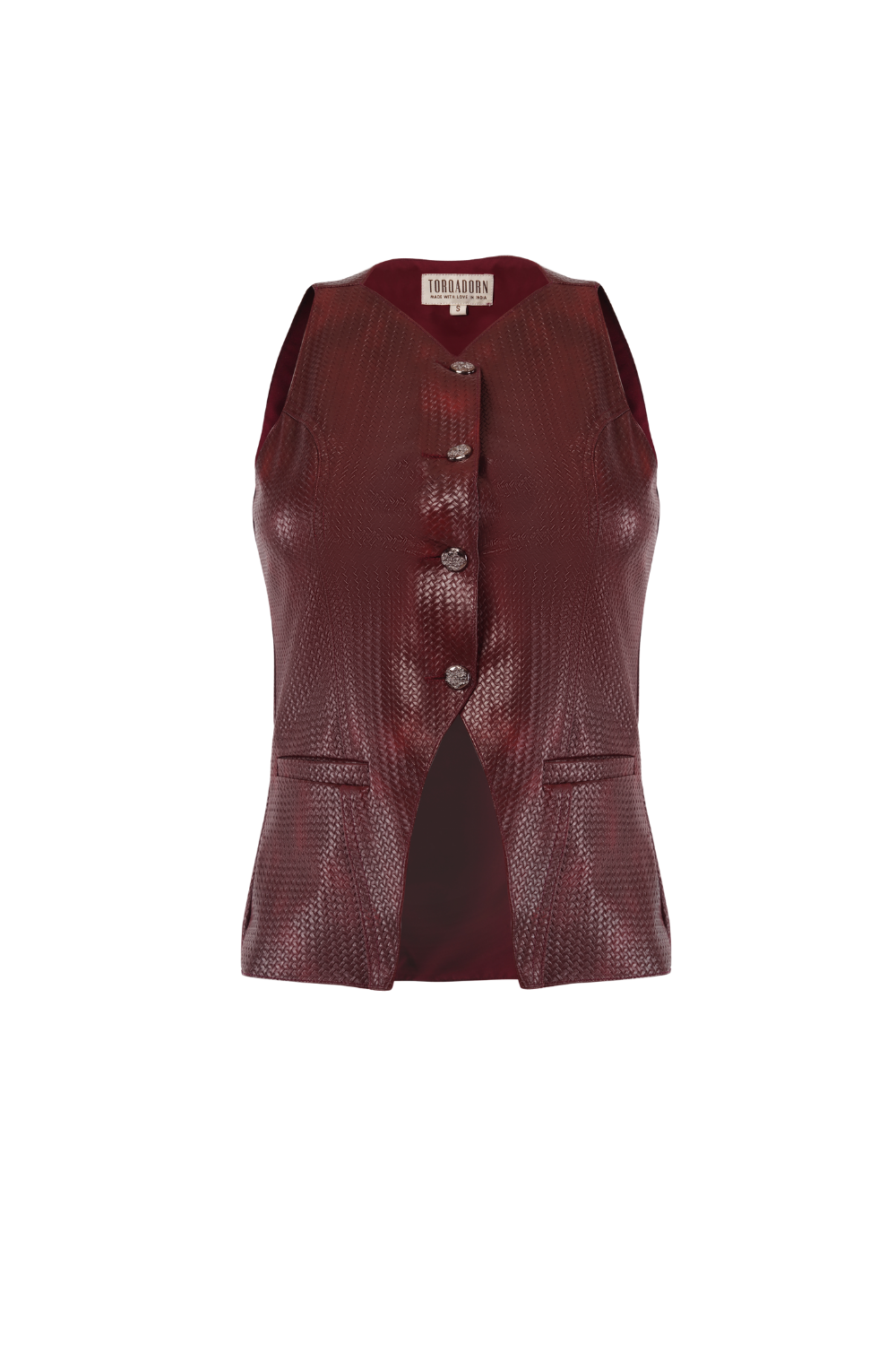 CLEO Textured Waistcoat