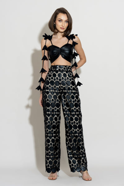 BELLA Top and RAVEN Cutwork Pants Co-ord