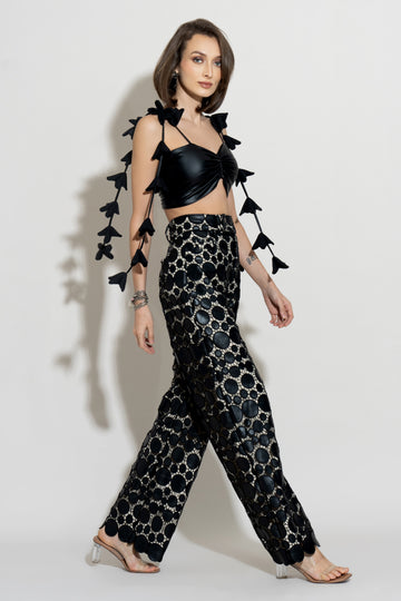 BELLA Top and RAVEN Cutwork Pants Co-ord