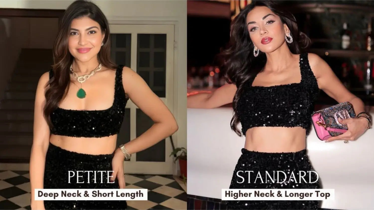 Leila Top Coverage Size Chart