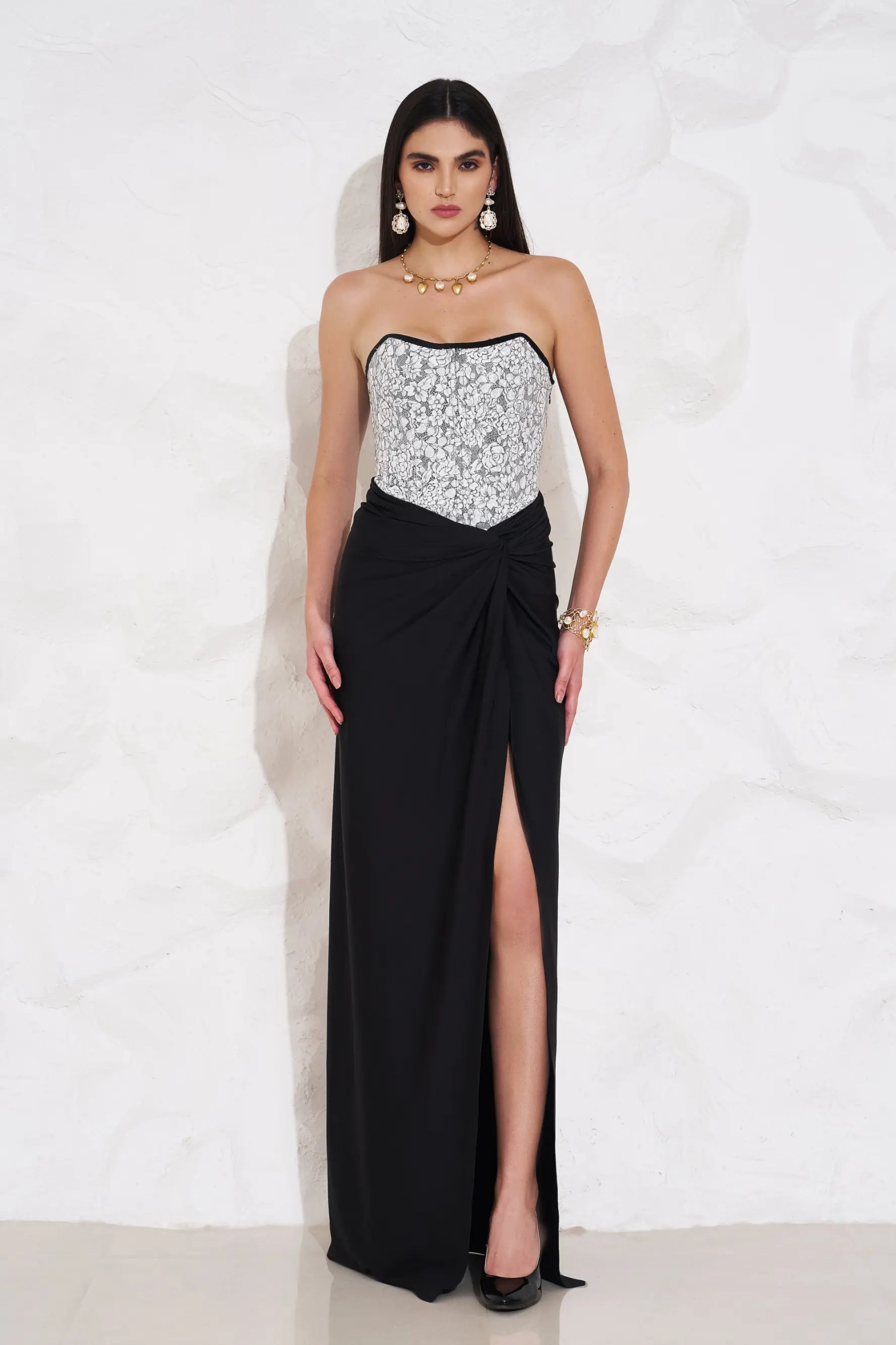 ALICE Corset and KYLIE Draped Skirt Co-ord - SET