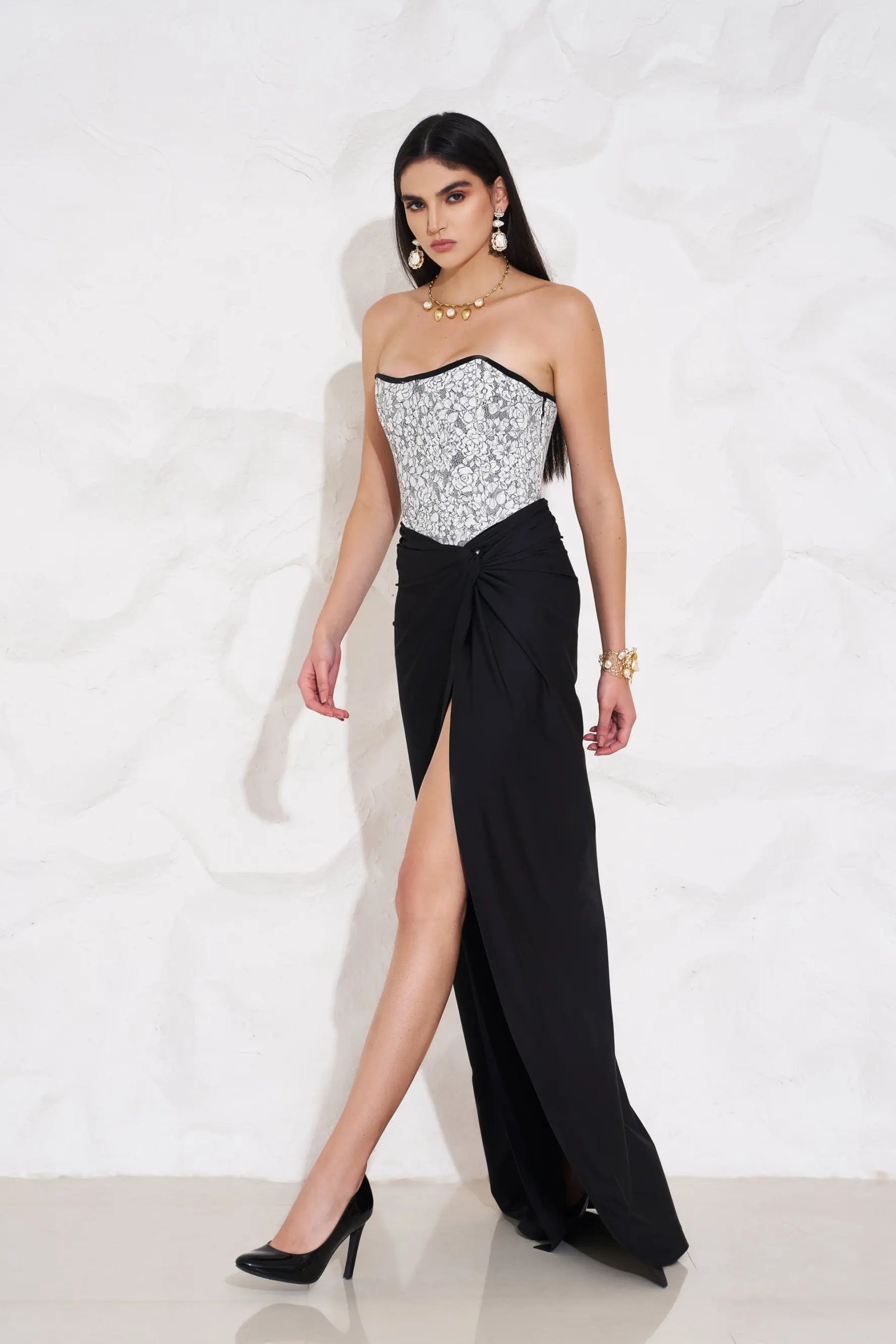 ALICE Corset and KYLIE Draped Skirt Co-ord - SET