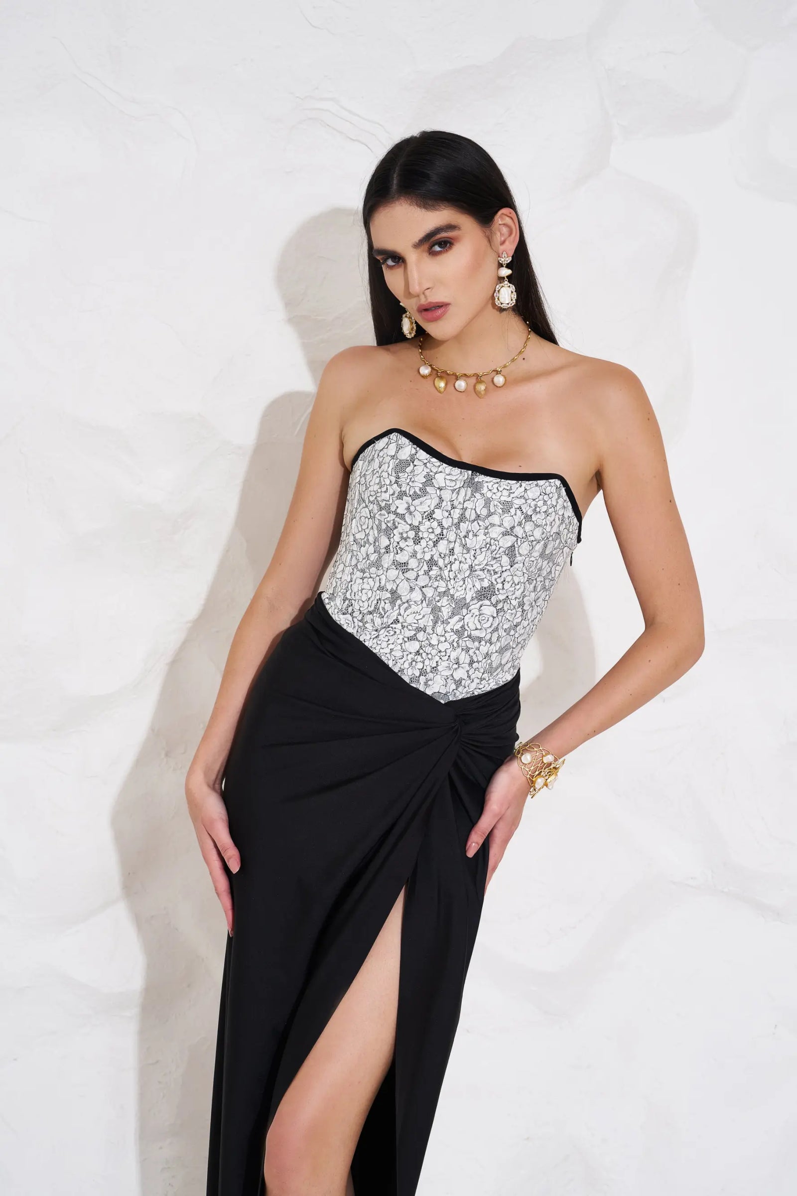 ALICE Corset and KYLIE Draped Skirt Co-ord - SET
