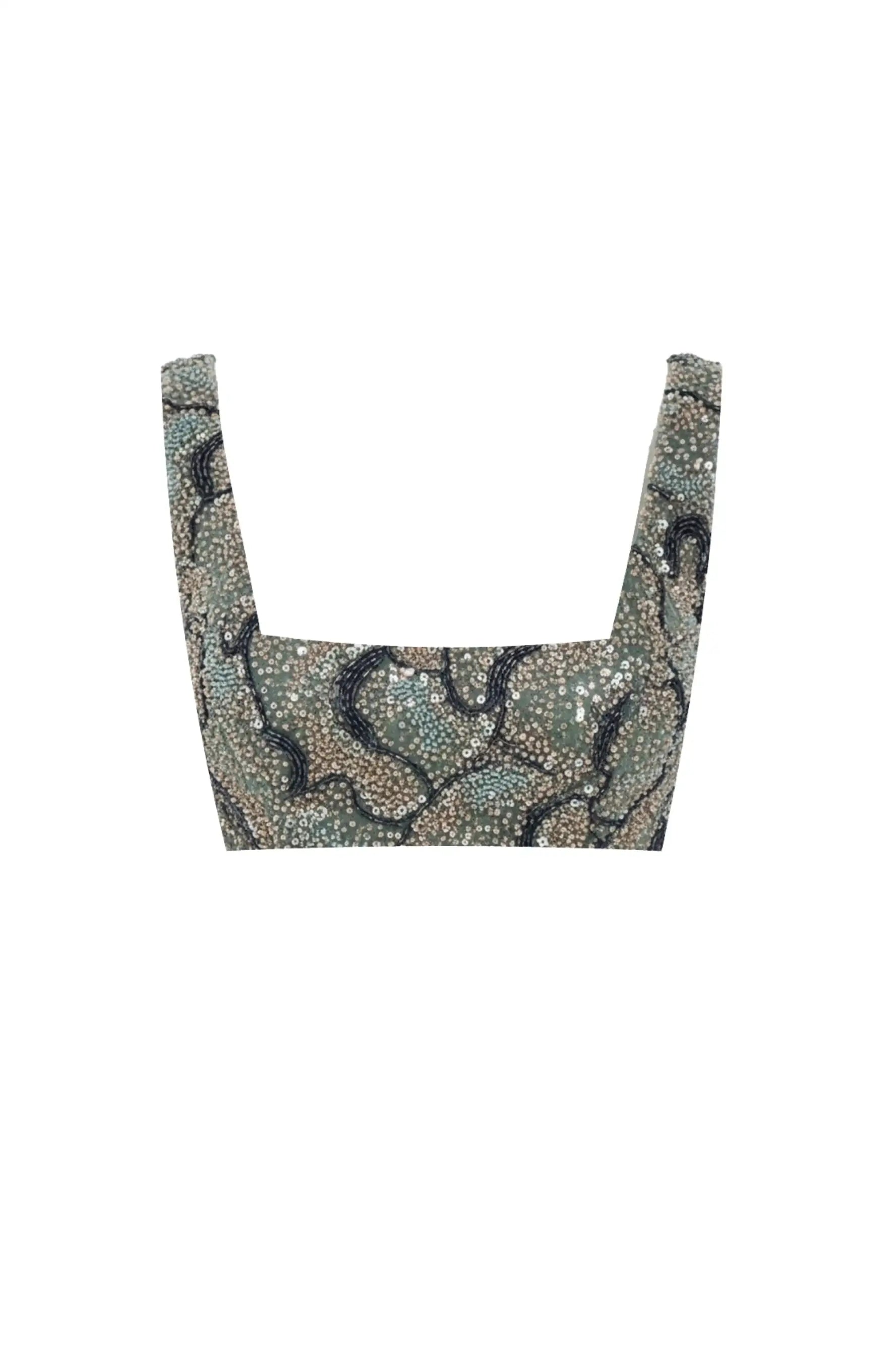 ALICIA Embroidered Crop