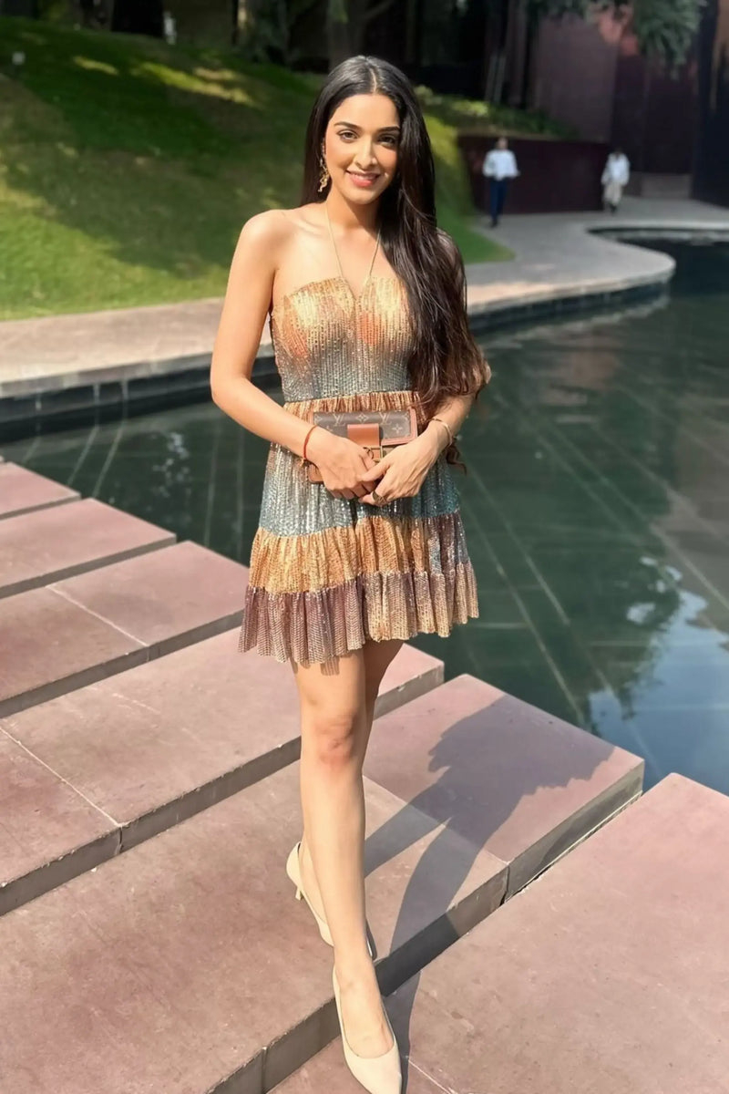 AQUILA Ruffle Dress - DRESSES