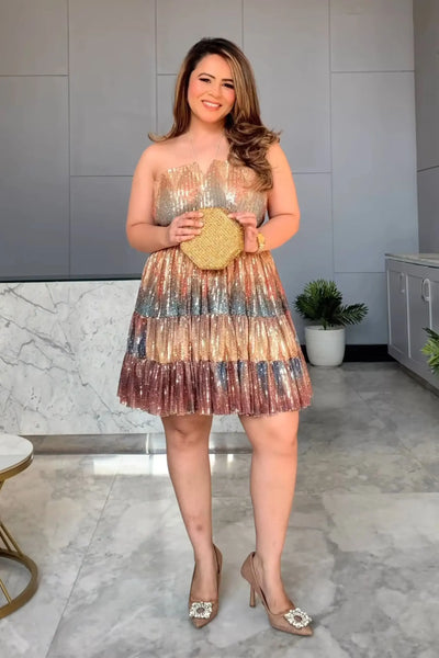 AQUILA Ruffle Dress - DRESSES