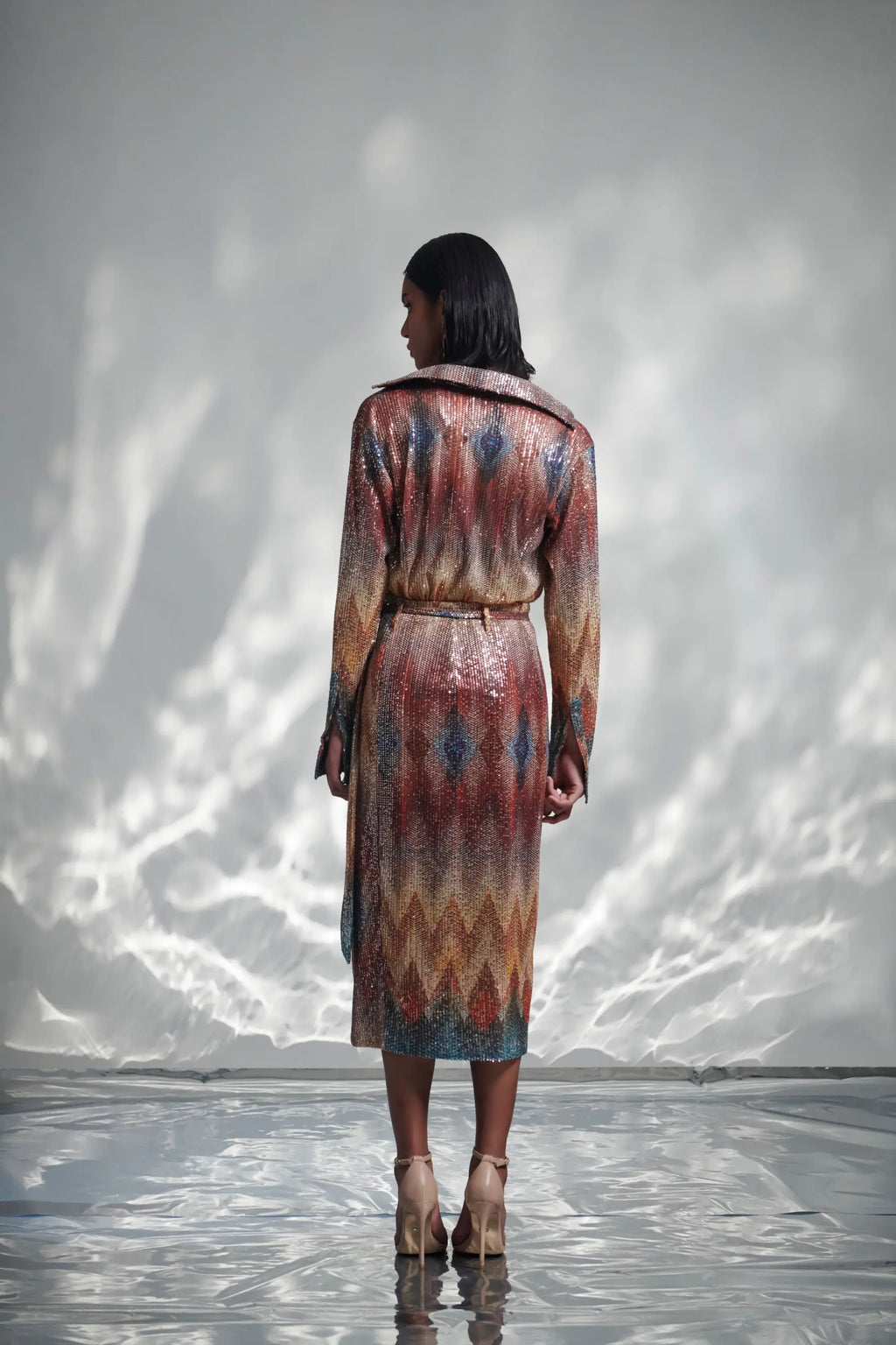 AQUILA Shirt and Overlap Skirt Co-ord - SET