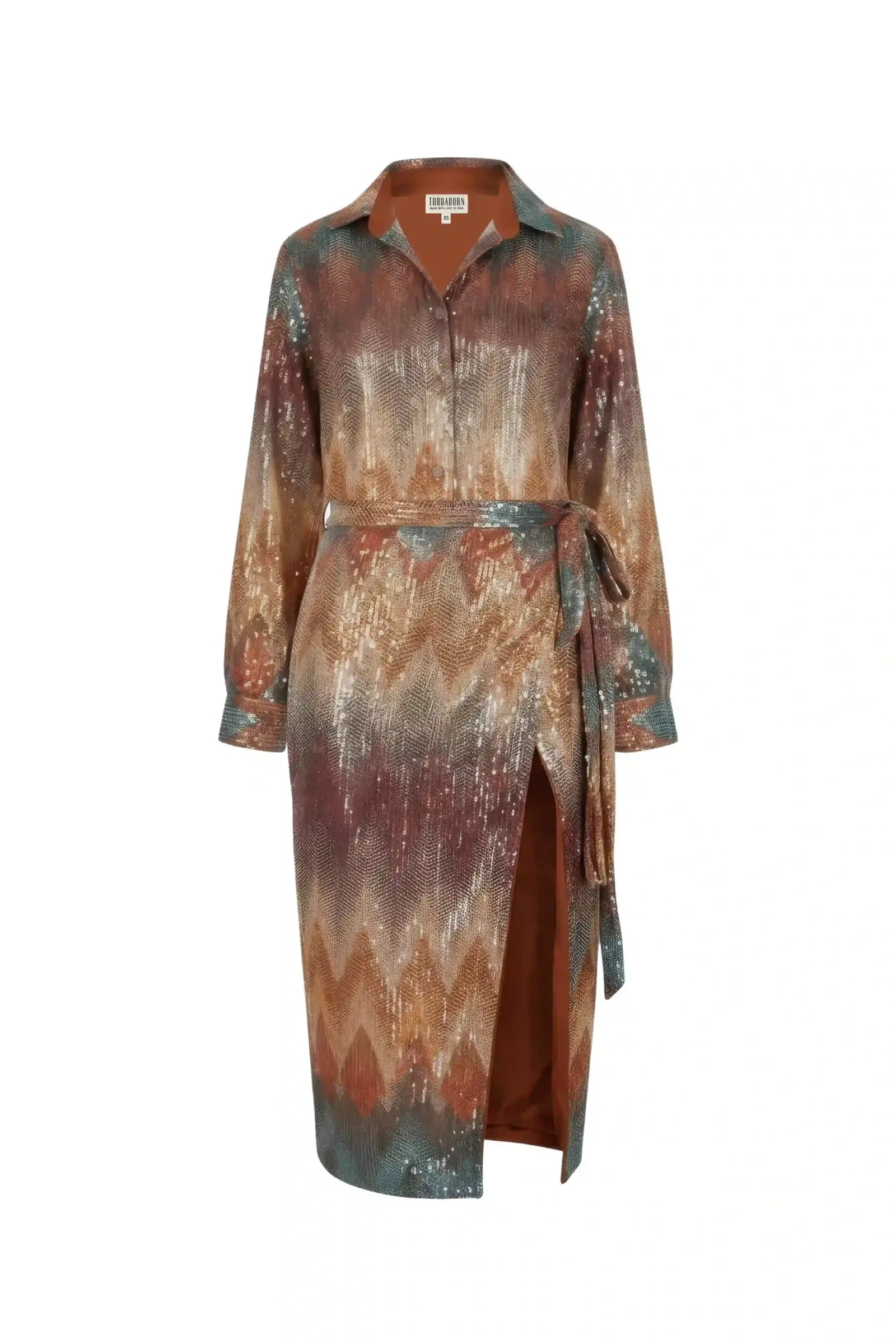 AQUILA Shirt and Overlap Skirt Co-ord - SET
