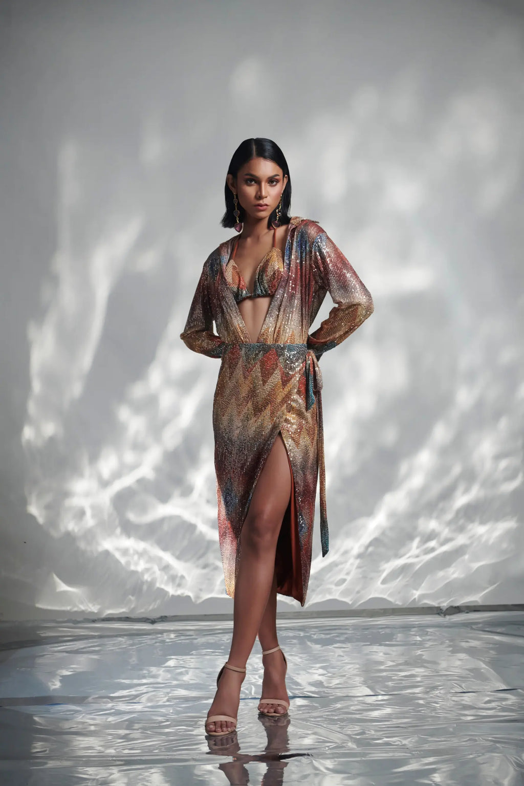 AQUILA Shirt and Overlap Skirt Co-ord - SET