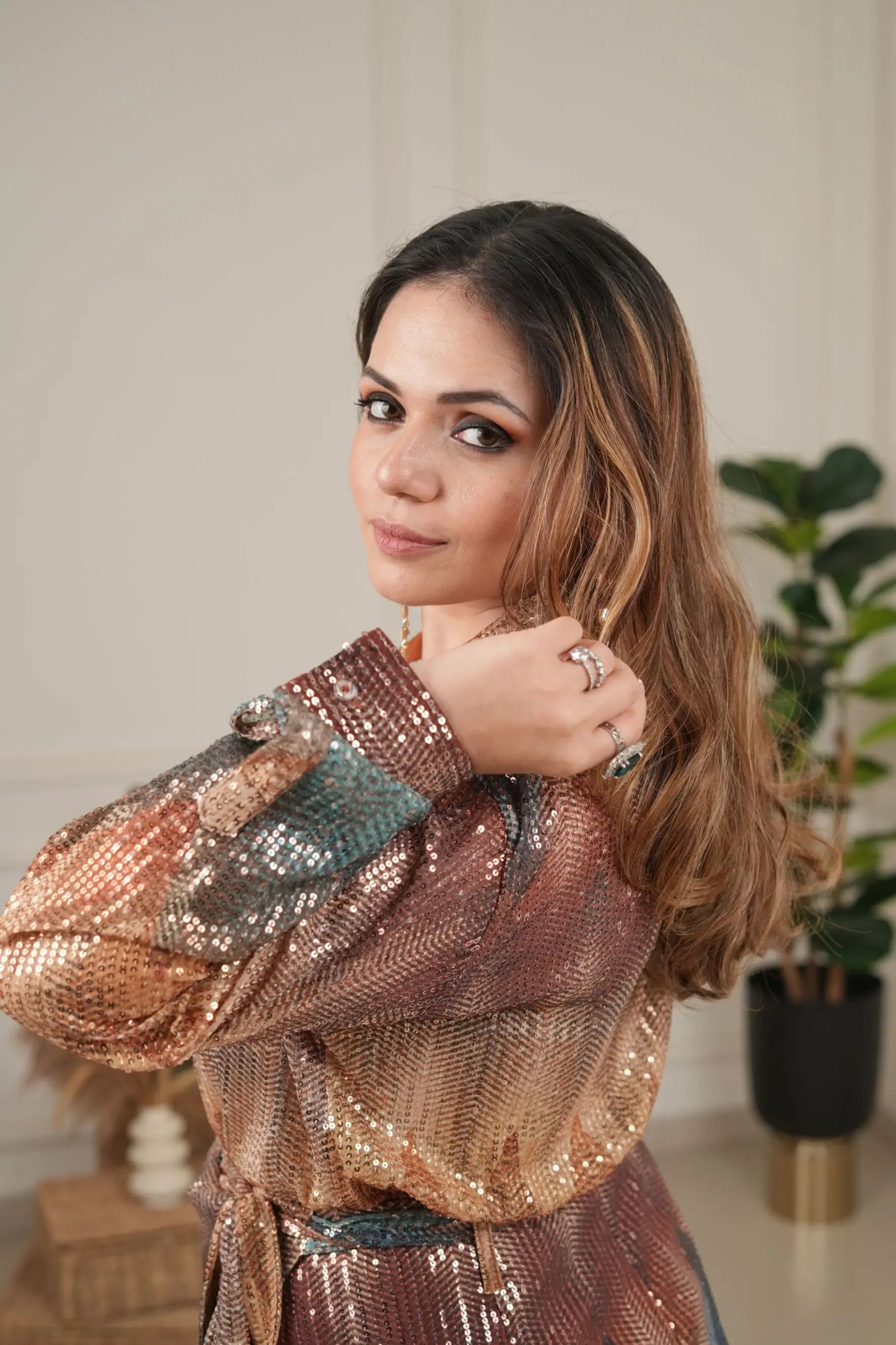 AQUILA Shirt and Overlap Skirt Co-ord - SET