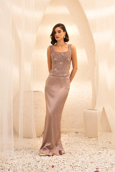 ARIANA Satin Maxi - SKIRTS