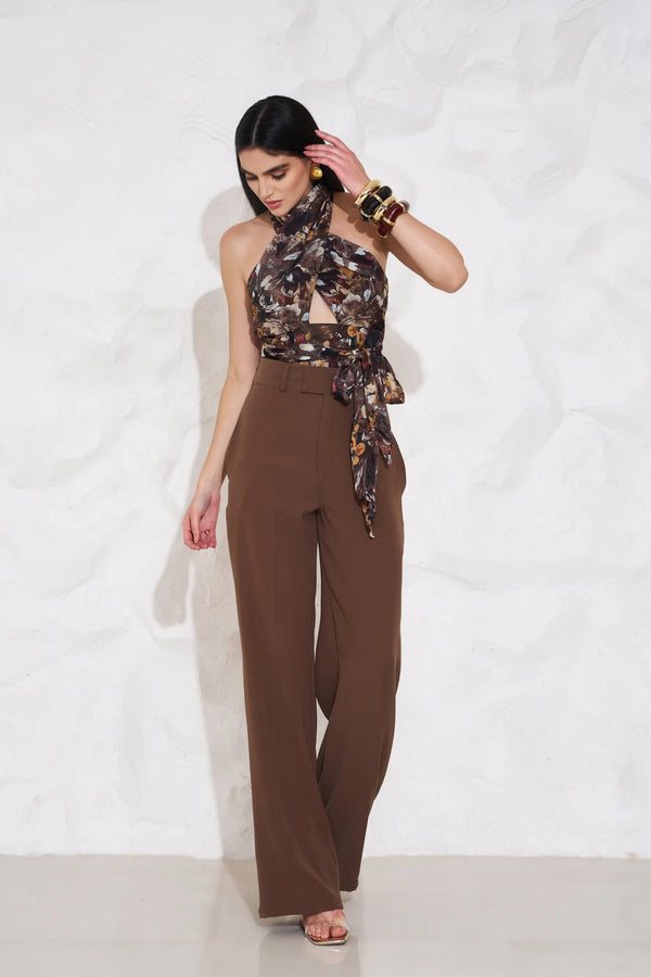 AUDREY Overlap Top and HALEY Pants Co-ord - SET
