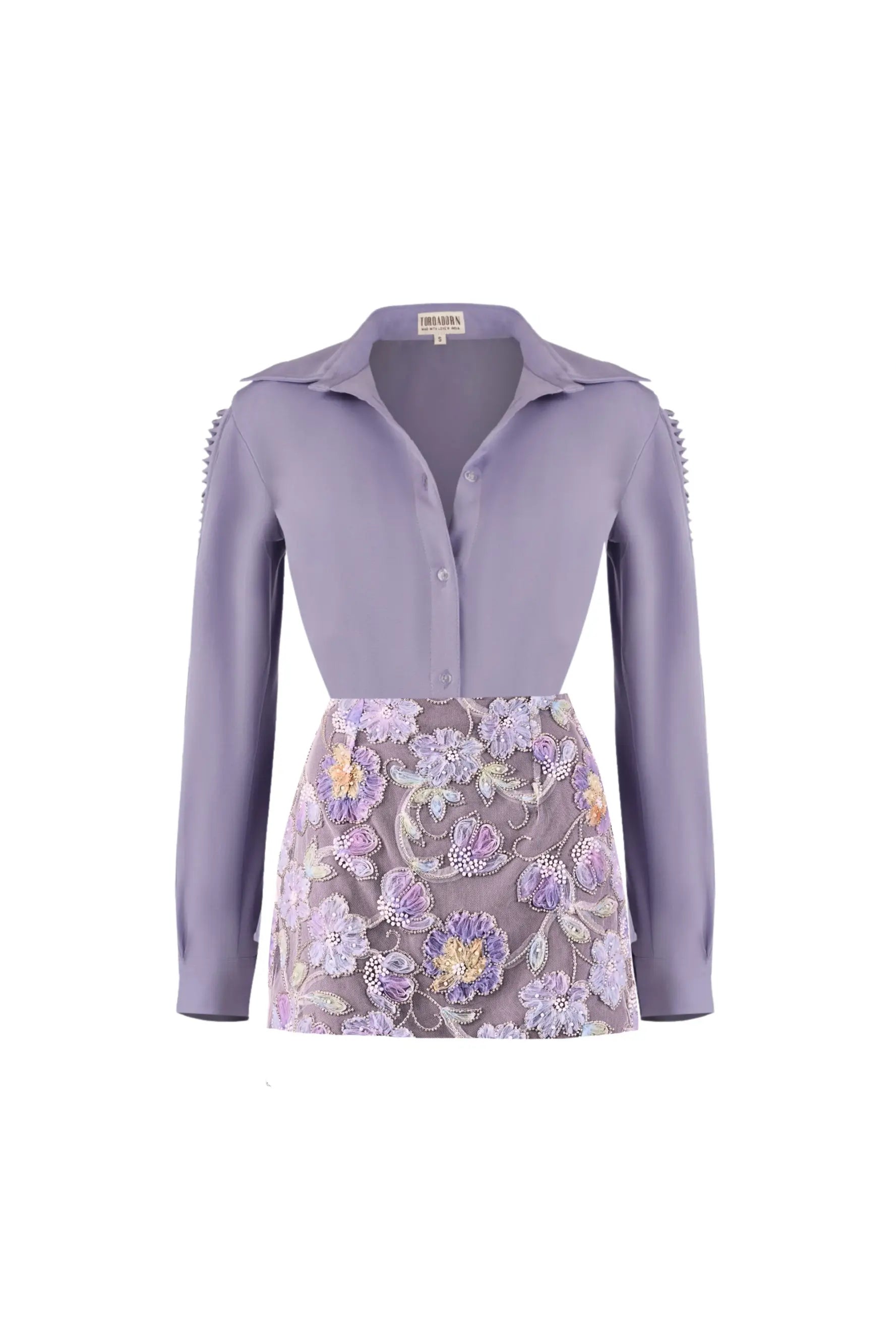 AVA Shirt and SABRINA Mini Skirt Co-ord - SET