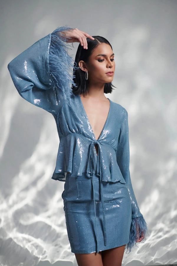 AZULA Feather Top - TOPS