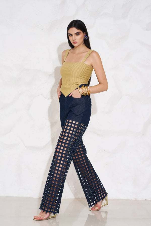 BLAKE Cutwork Denims - PANTS