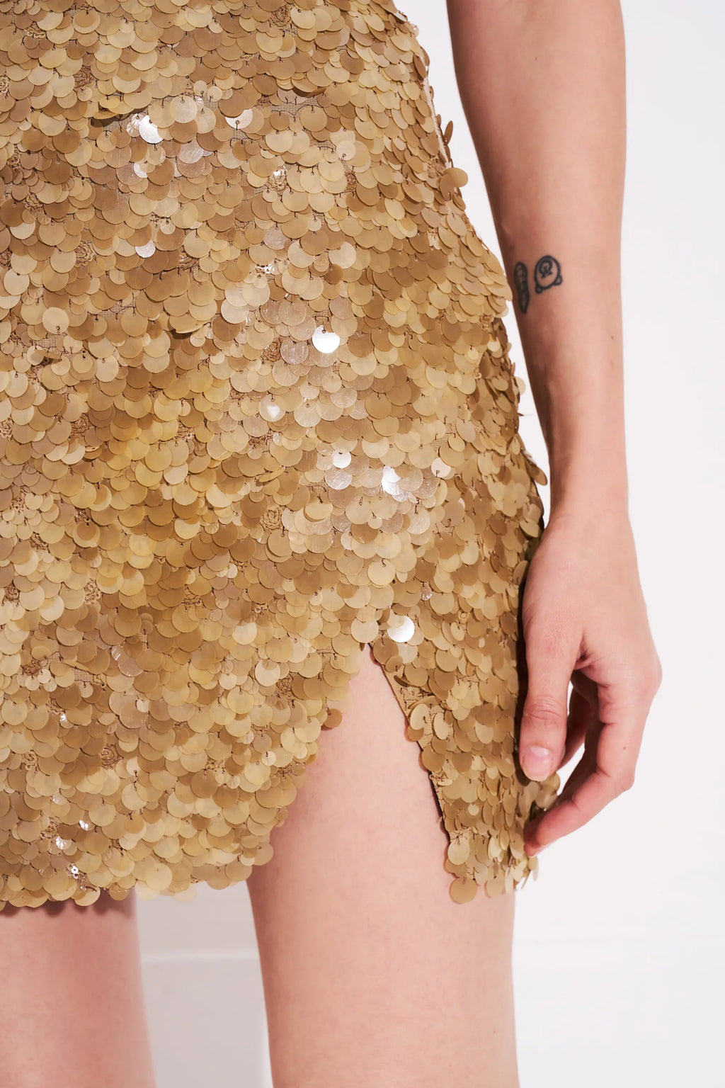 BRIA Overlap Mini Skirt