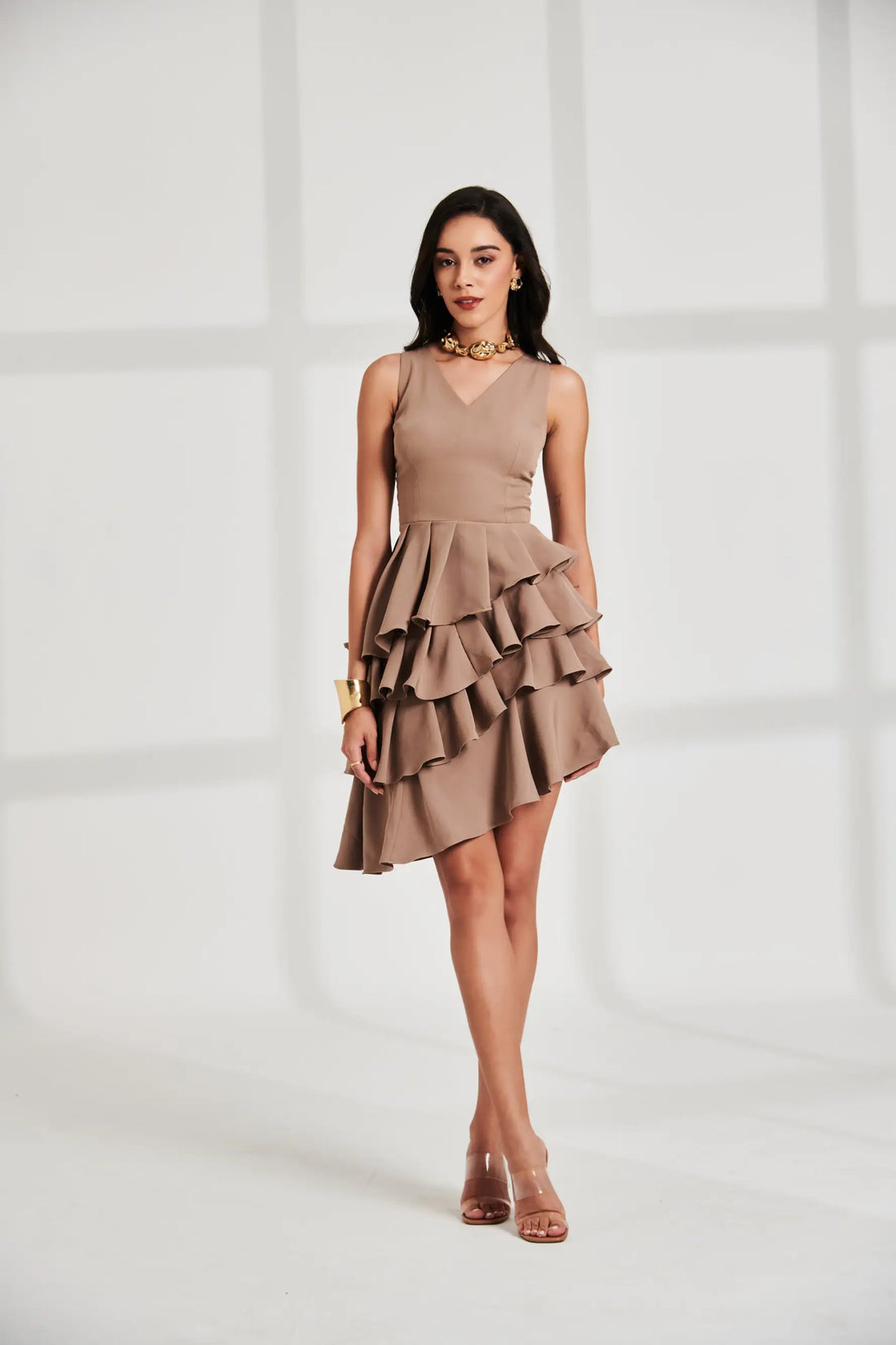 BROOKE Ruffle Dress - DRESSES