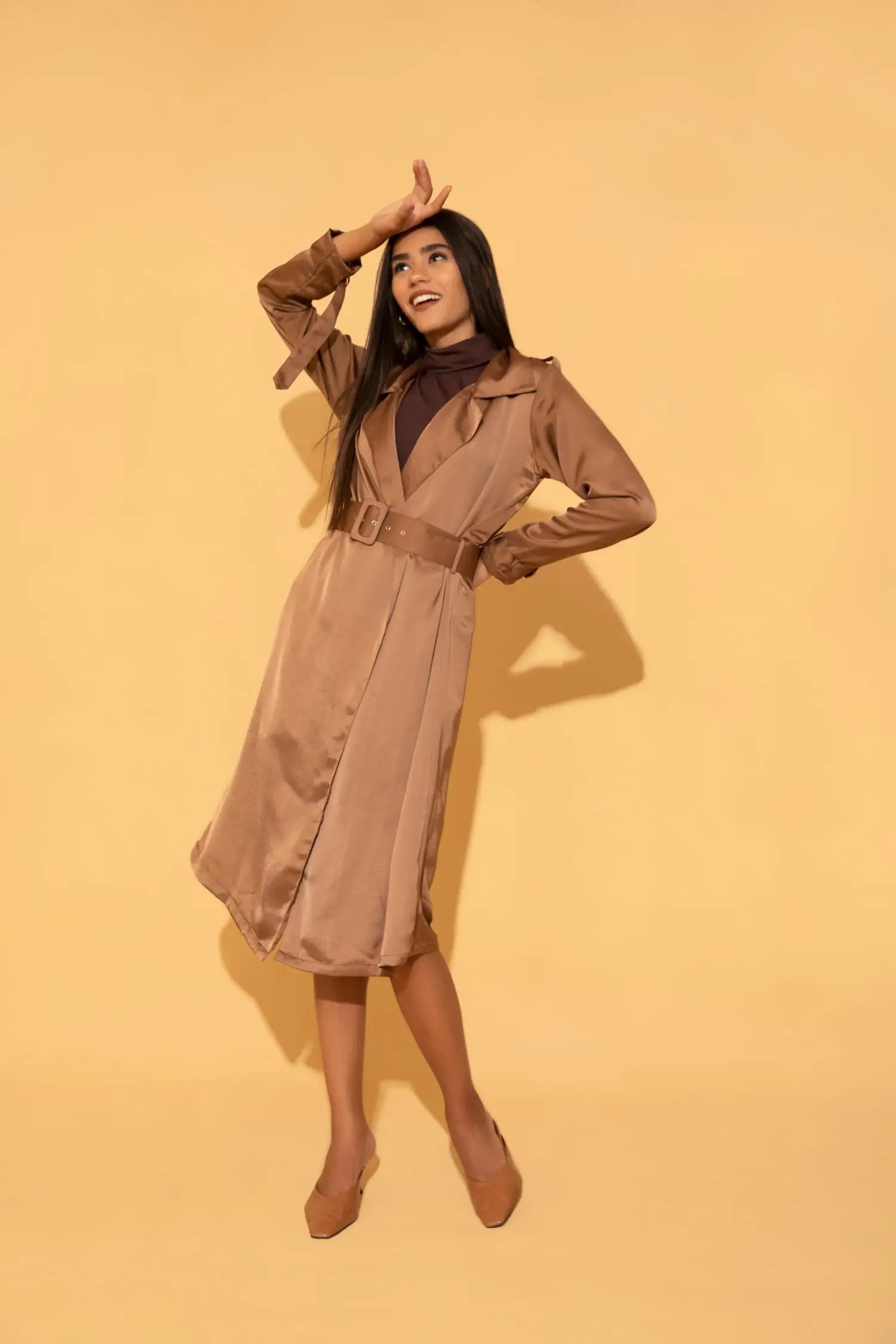 Brown Summer Trench - trench