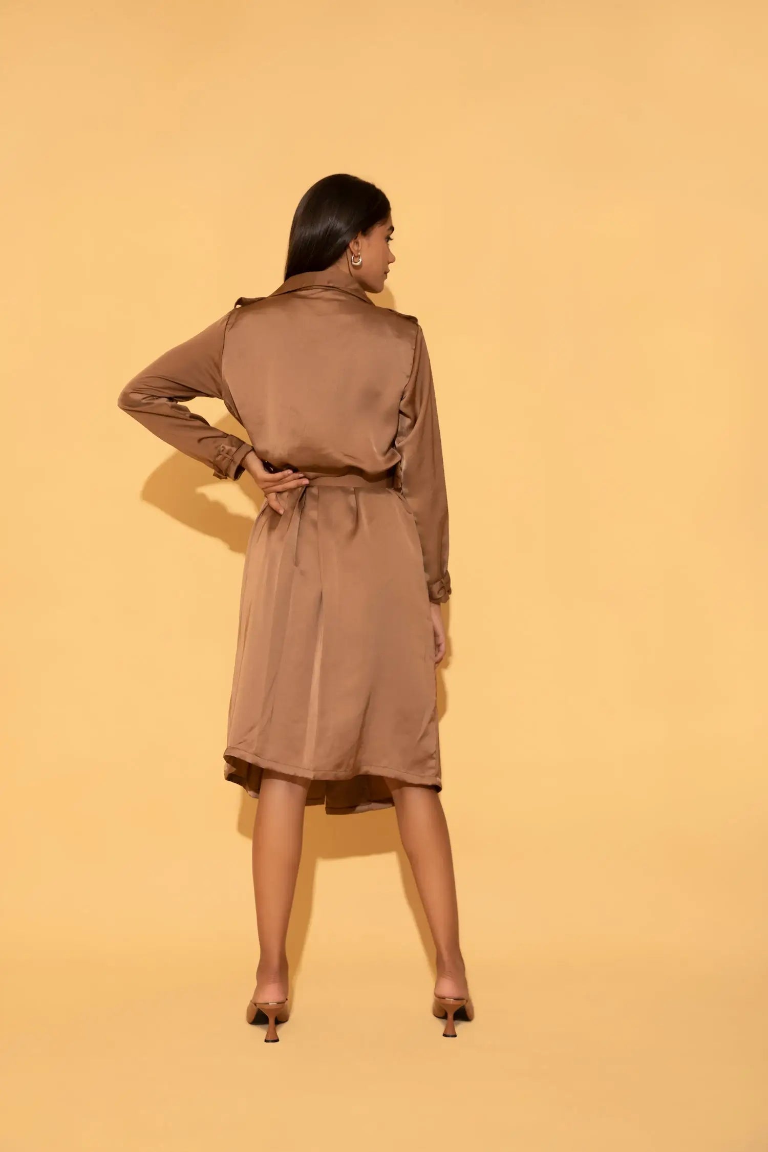 Brown Summer Trench - trench