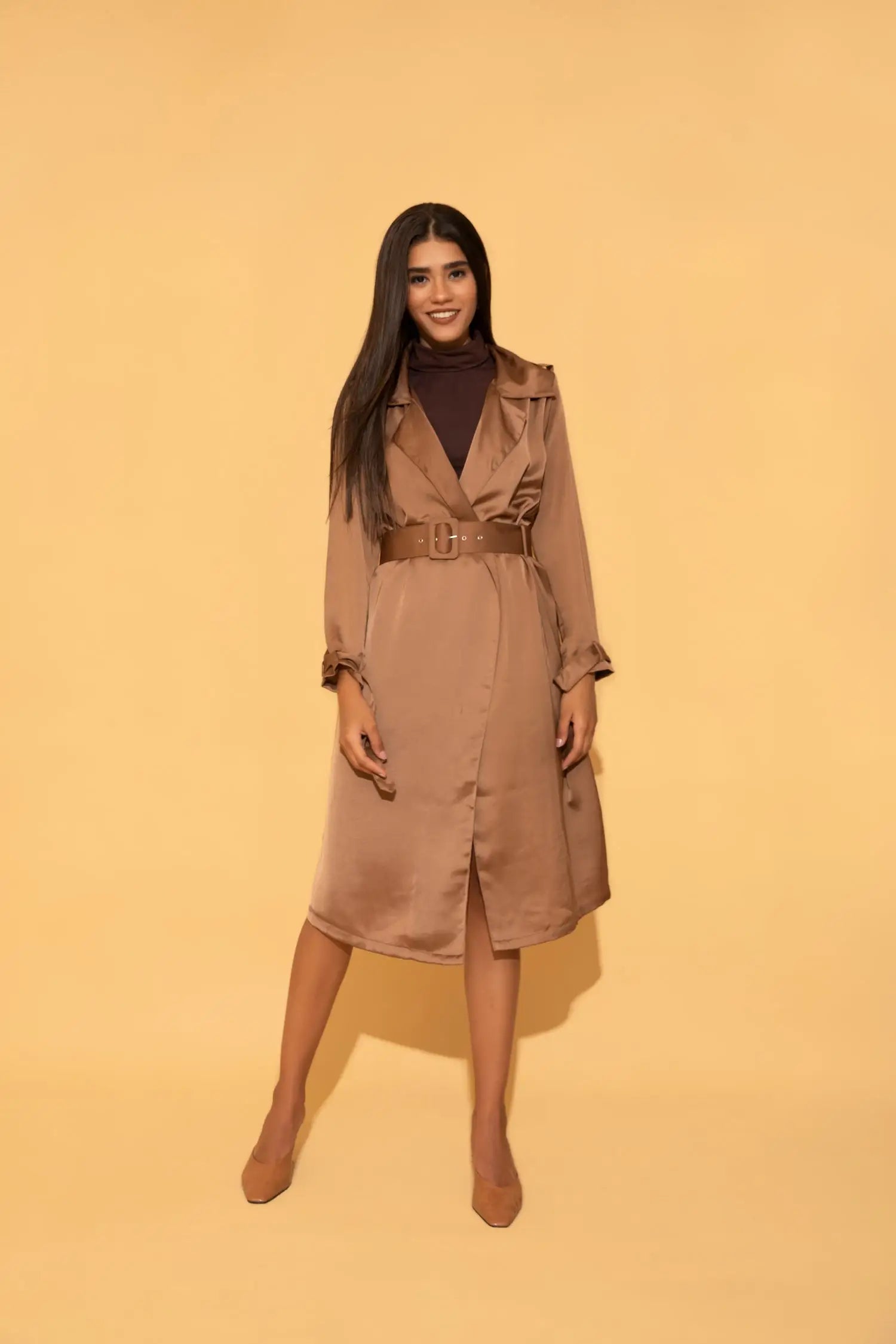 Brown Summer Trench - trench