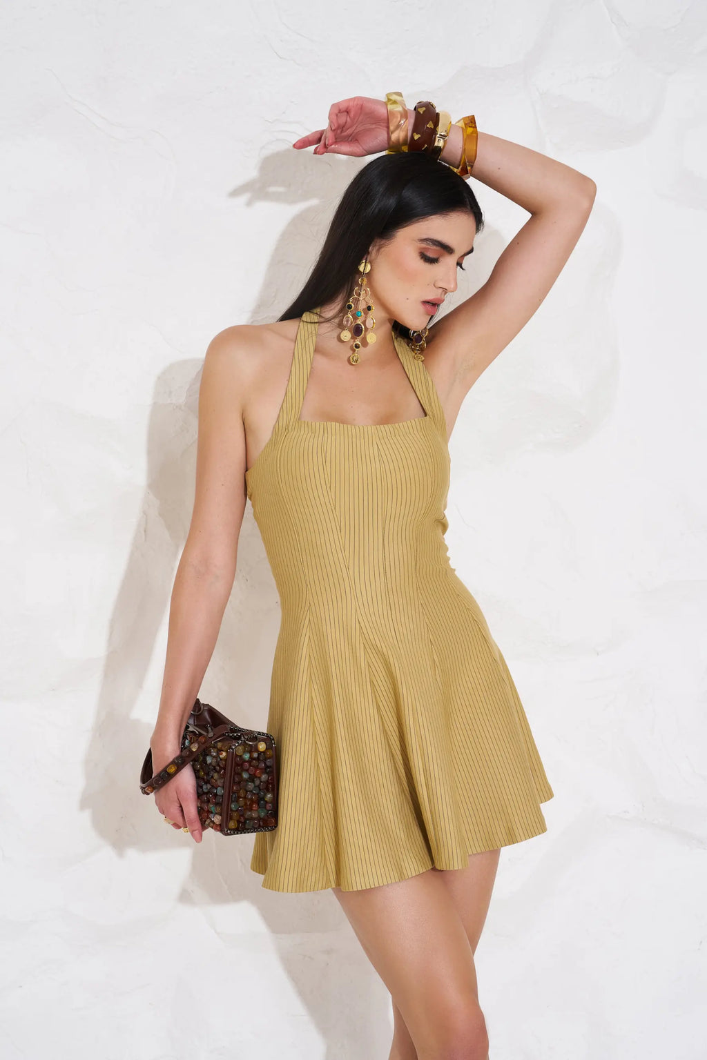 CASSIE Halter Mini - DRESSES