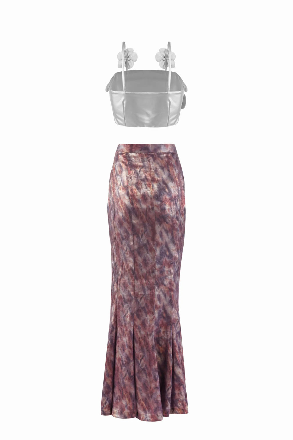 CELESTE Flower Top and VIOLA Ruffle Skirt Co-ord - SET