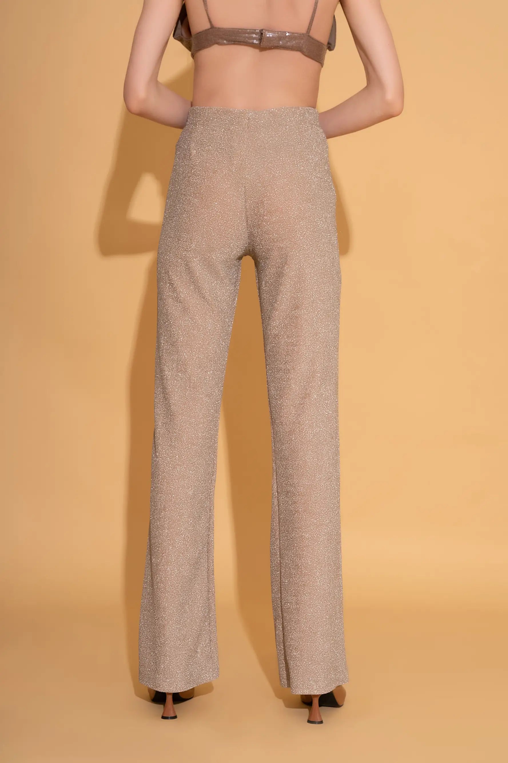 Champagne Shimmer Pants - PANTS