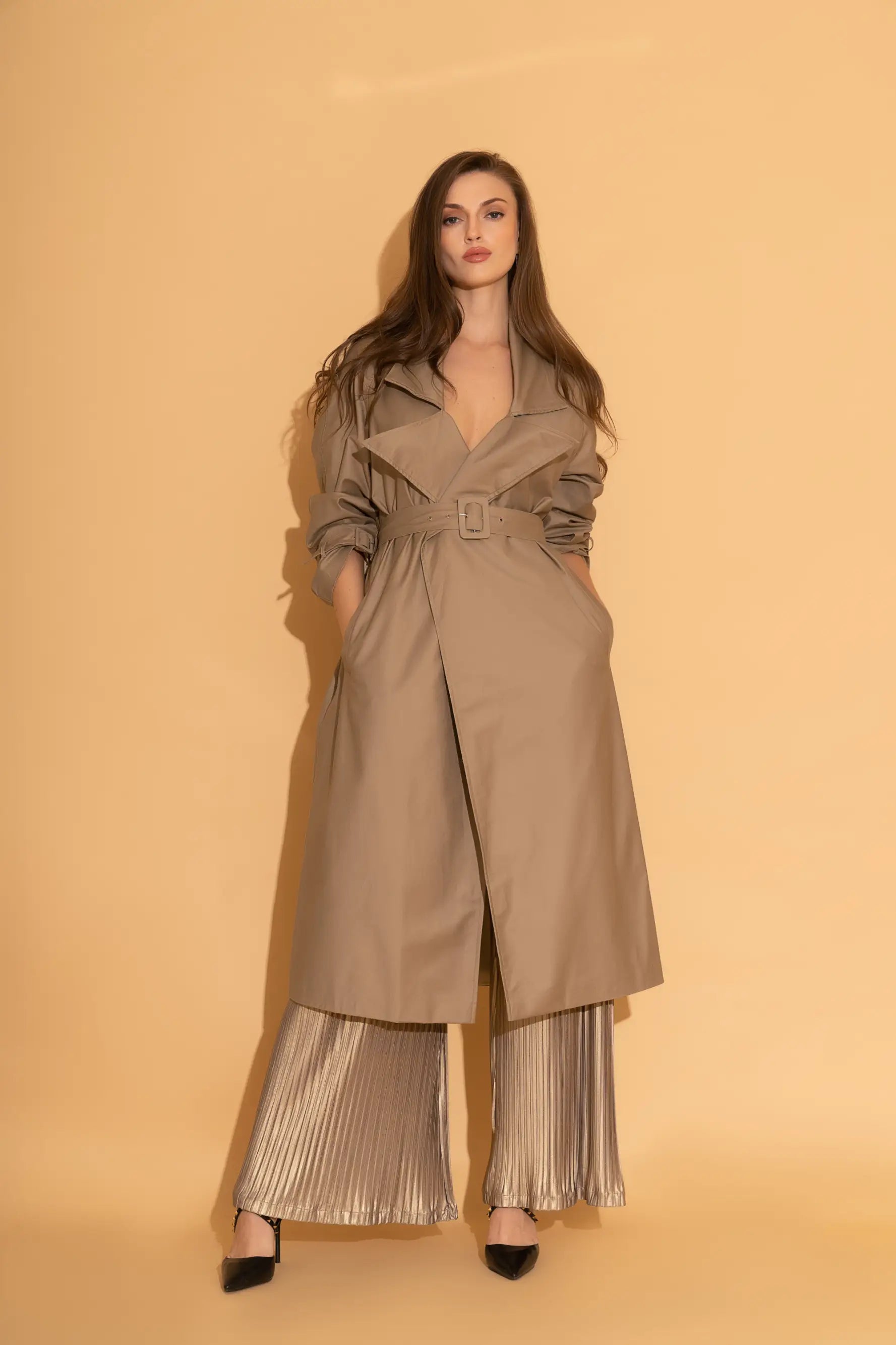 Clay Coloured Trench - trench