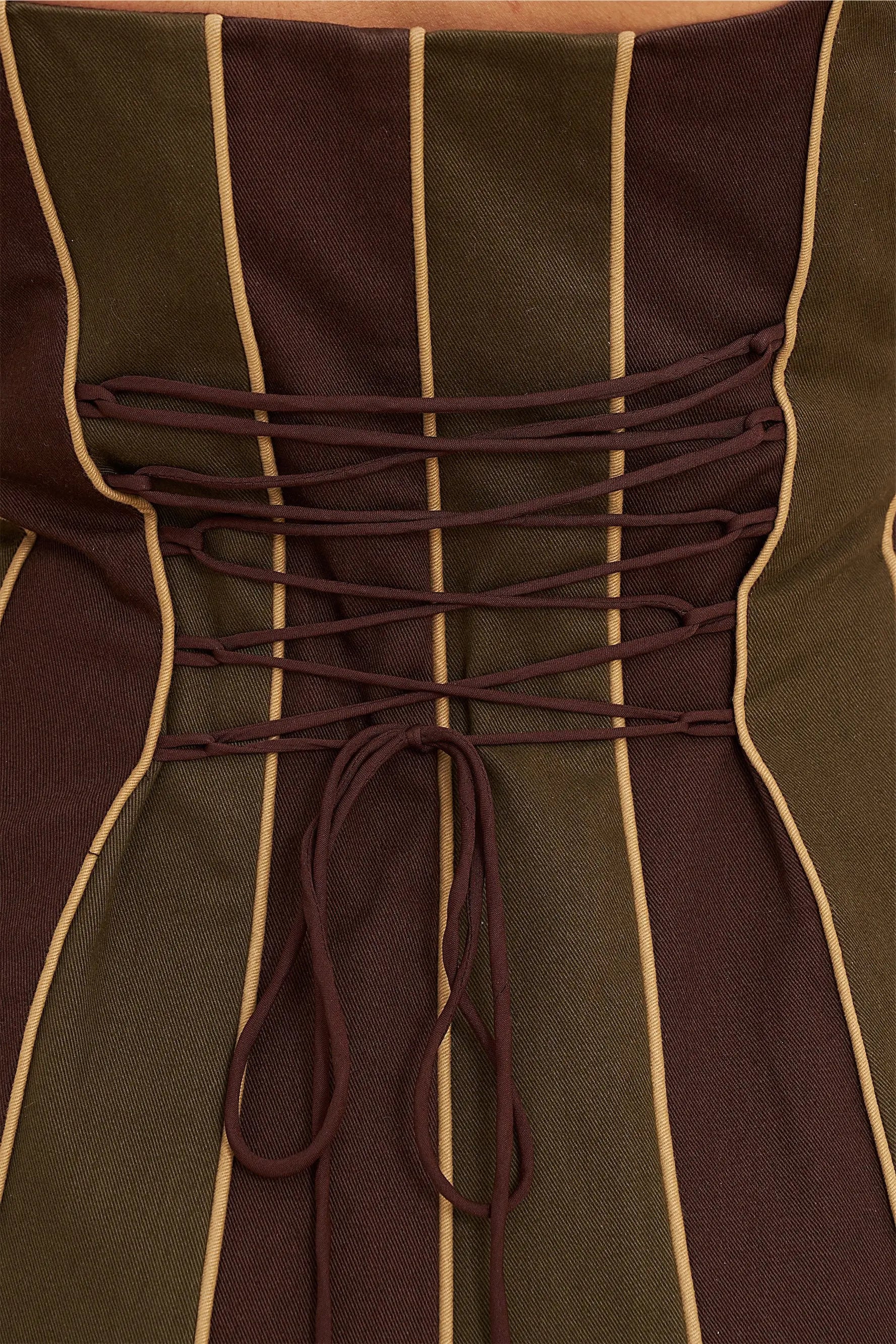 DAPHNE Colourblock Midi