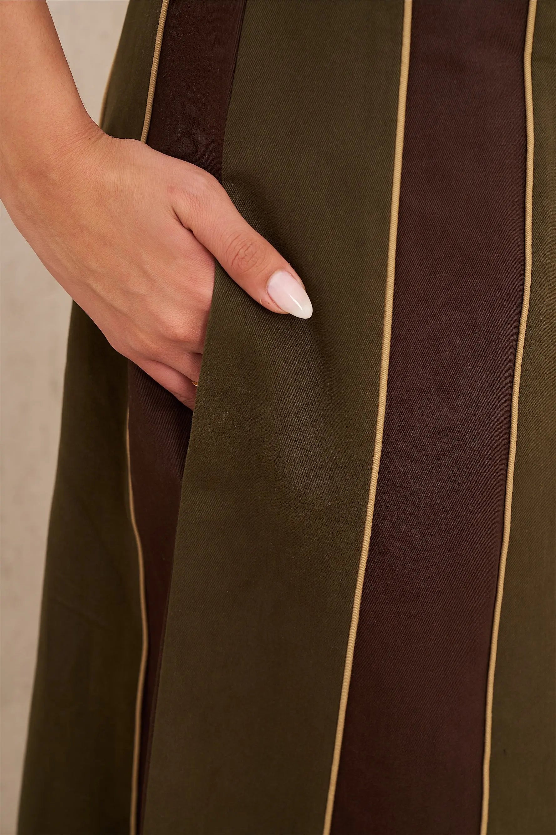 DAPHNE Colourblock Midi