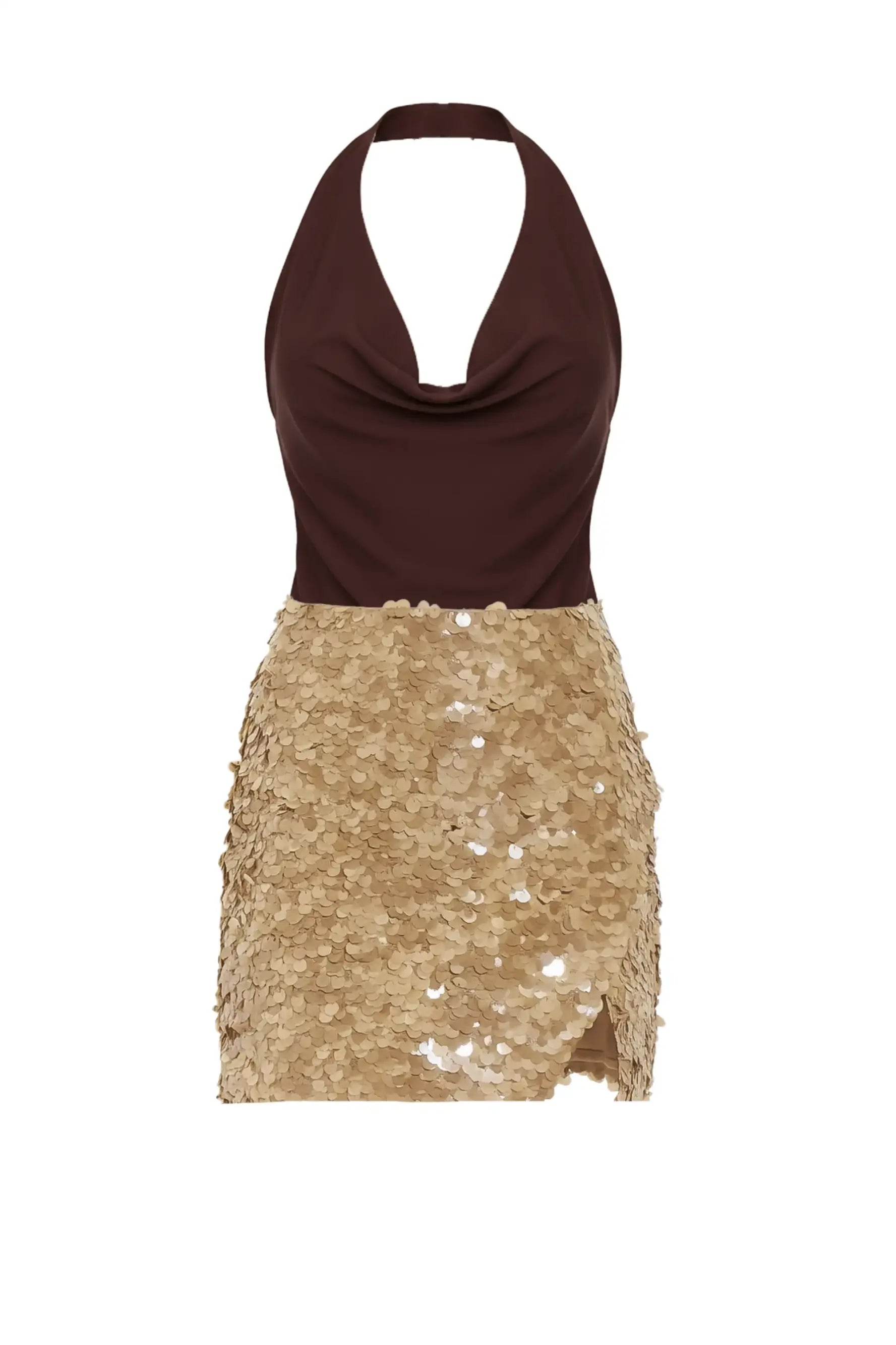 EKKO Cowl Top and BRIA Skirt Co-ord