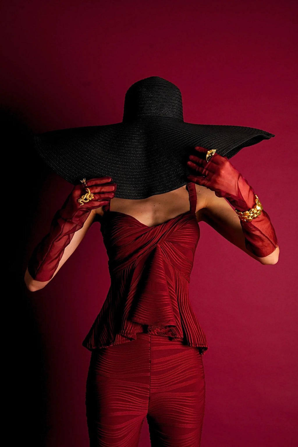 ELENA Plisse Top - TOPS