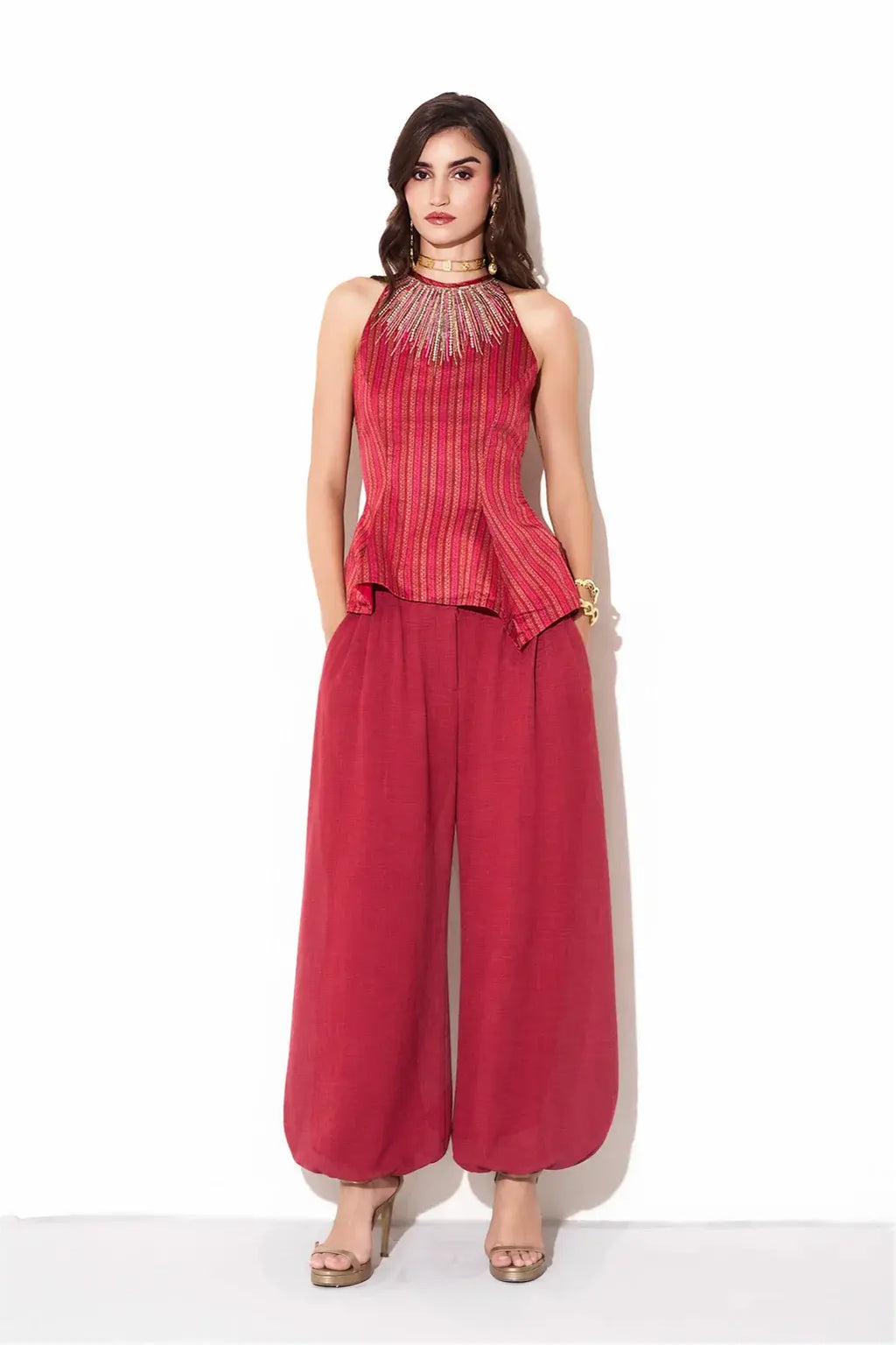 ELIO Printed Peplum
