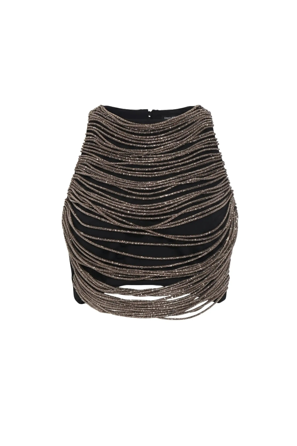 ELOISE Rhinestone Racer Top