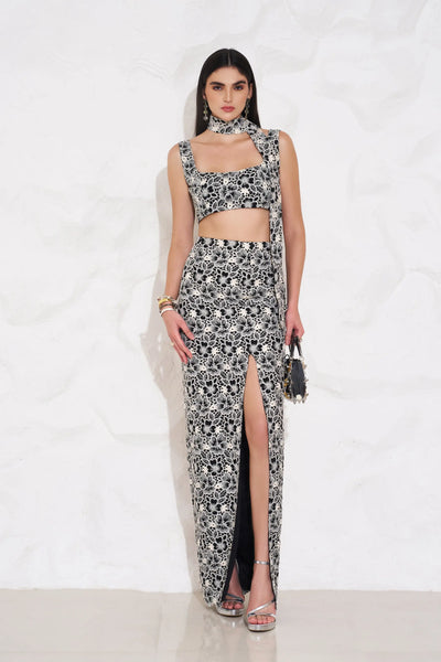 EMMA Cutwork Maxi Skirt - SKIRTS