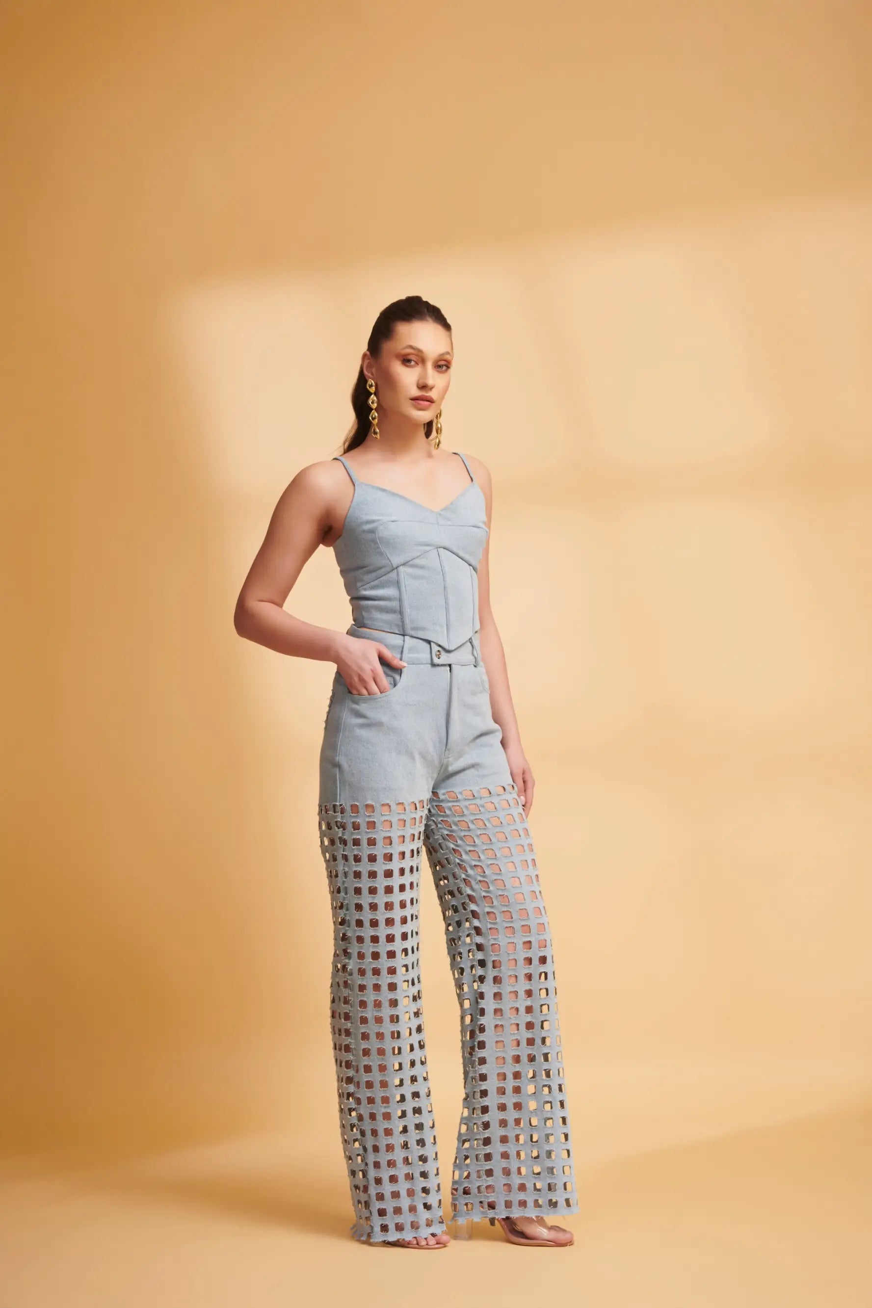 ETHER Cutwork Jeans - PANTS