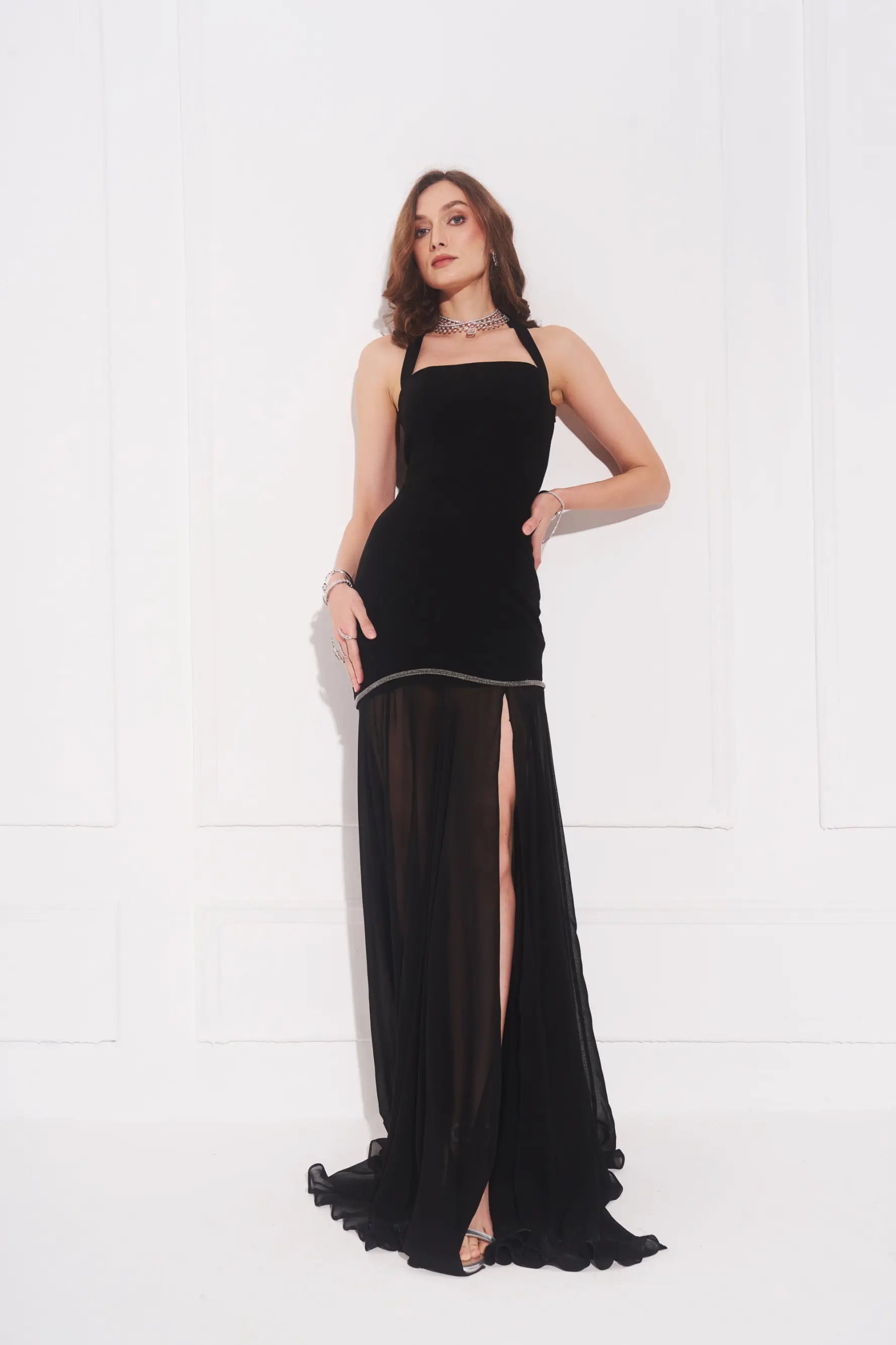 FALLON Halter Maxi