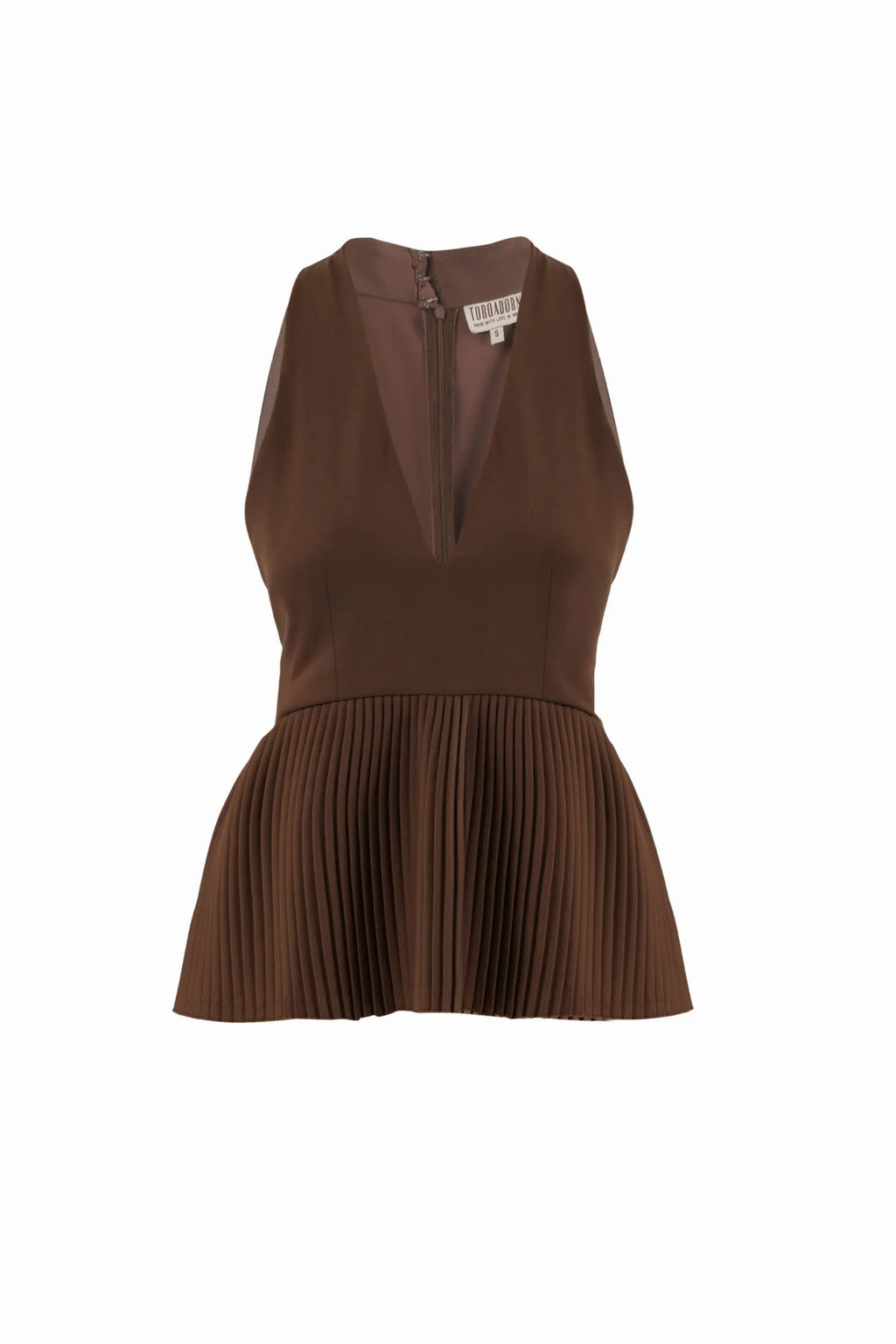 HALEY Pleated Peplum - TOPS