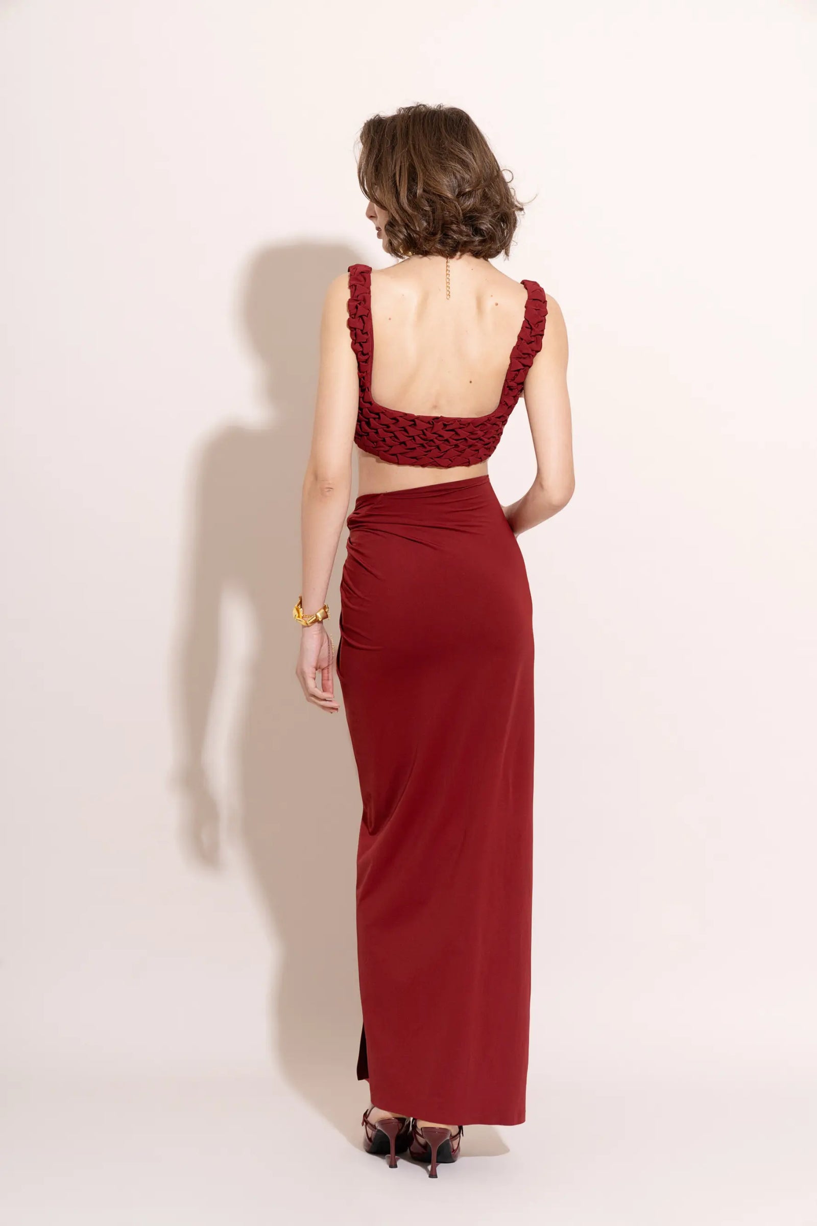 JUNO Draped Skirt - SKIRTS