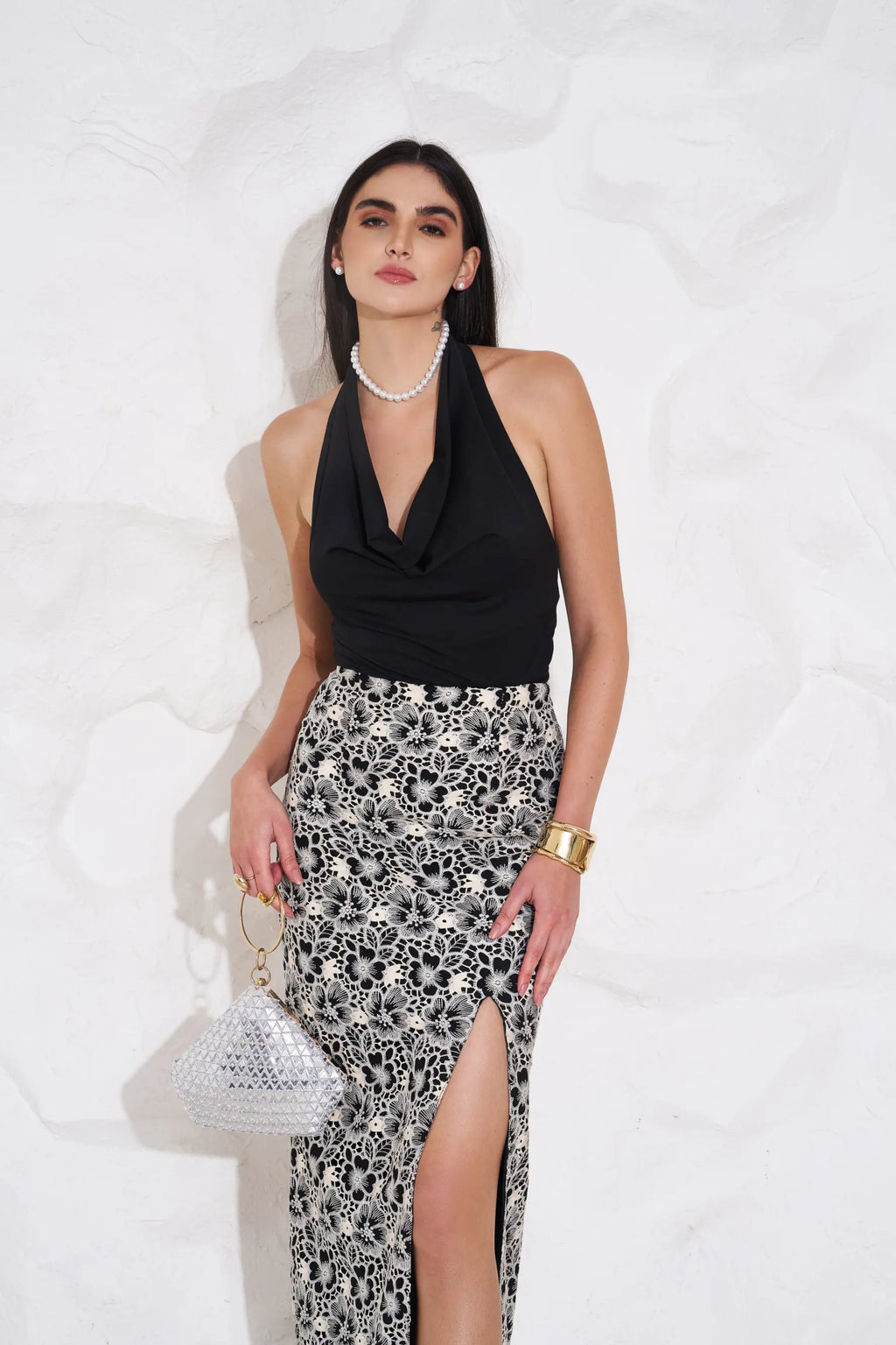 KYLIE Cowl Top and EMMA Skirt Co-ord - SET