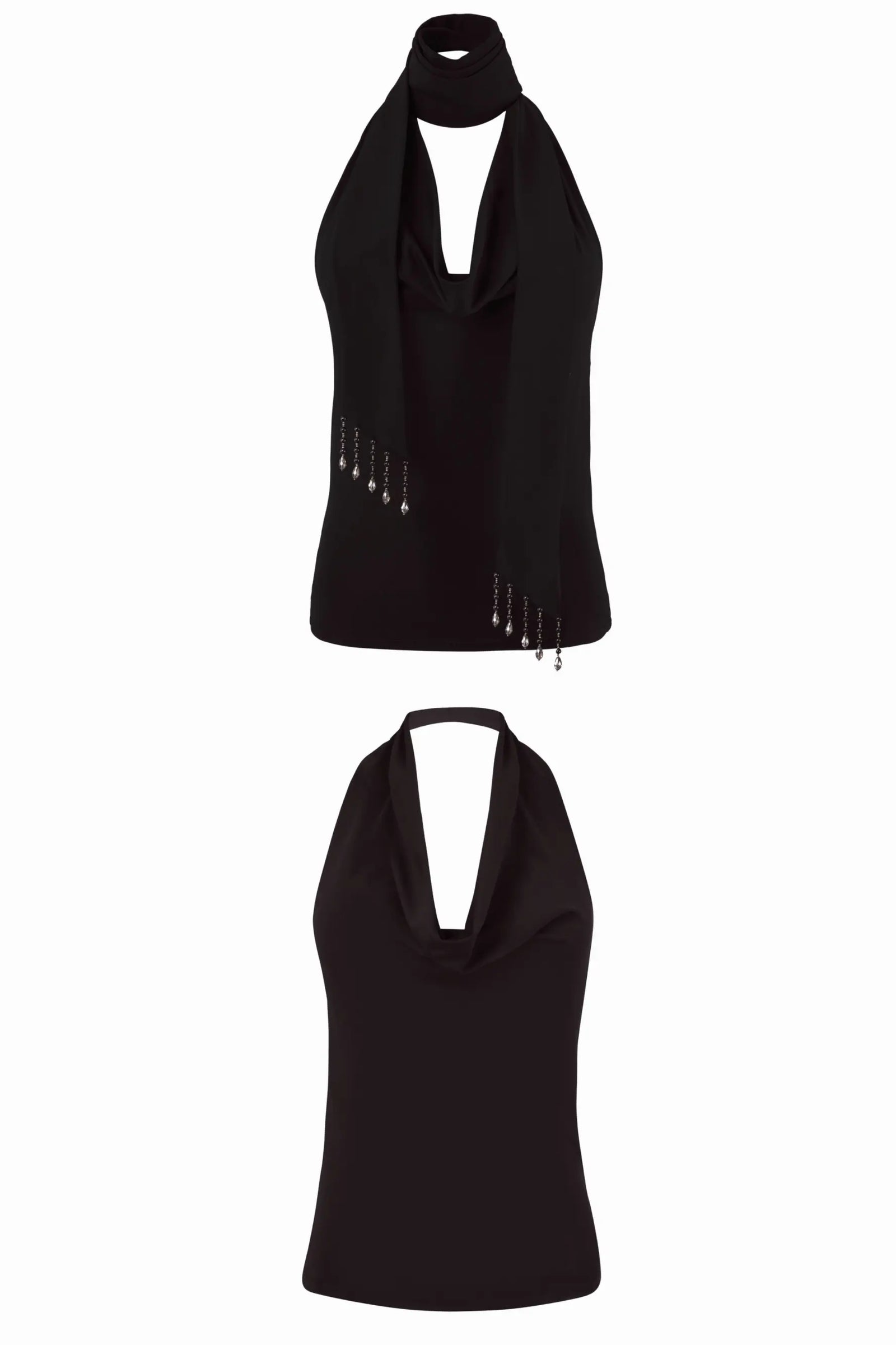 KYLIE Cowl Top - TOPS