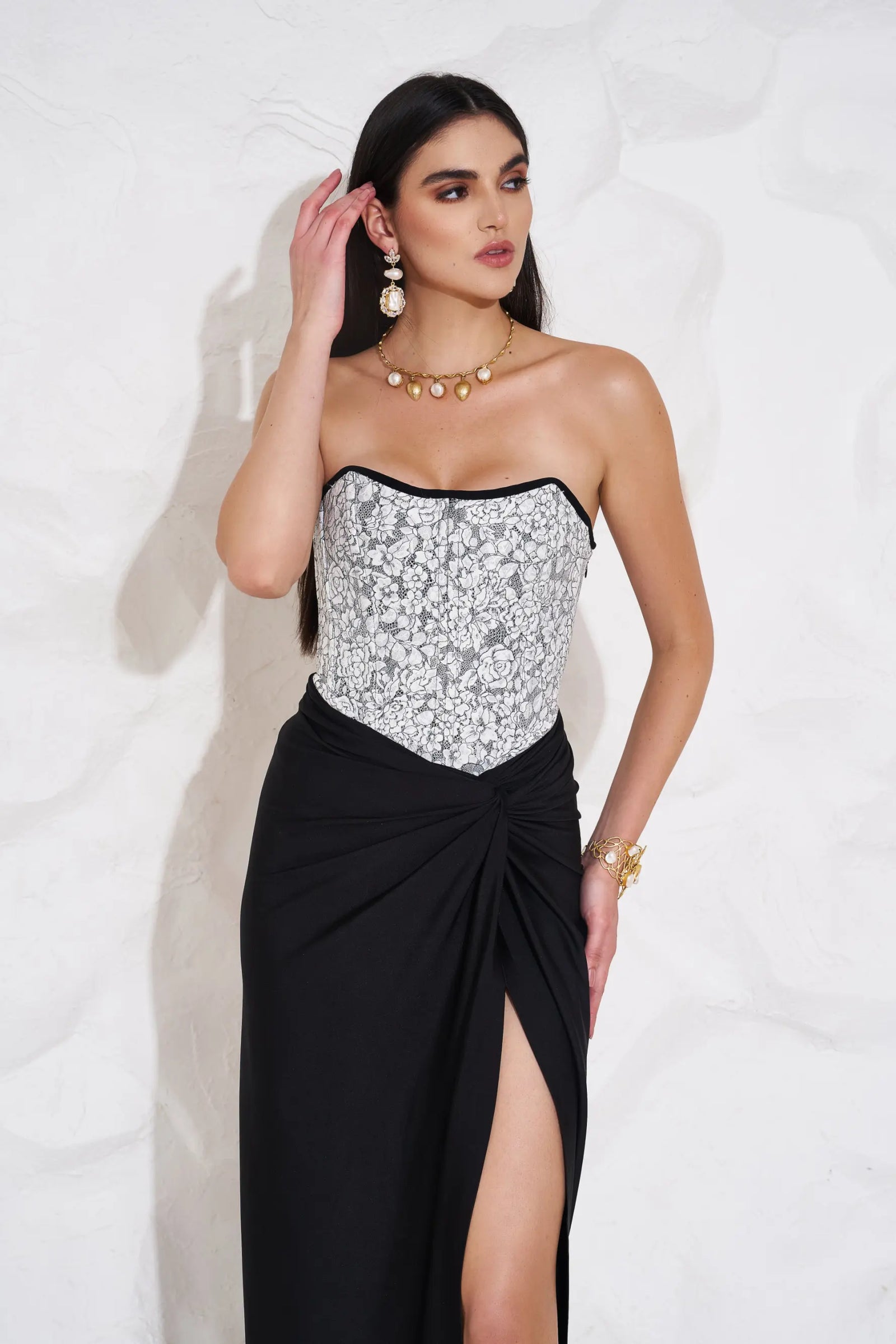KYLIE Draped Skirt - SKIRTS