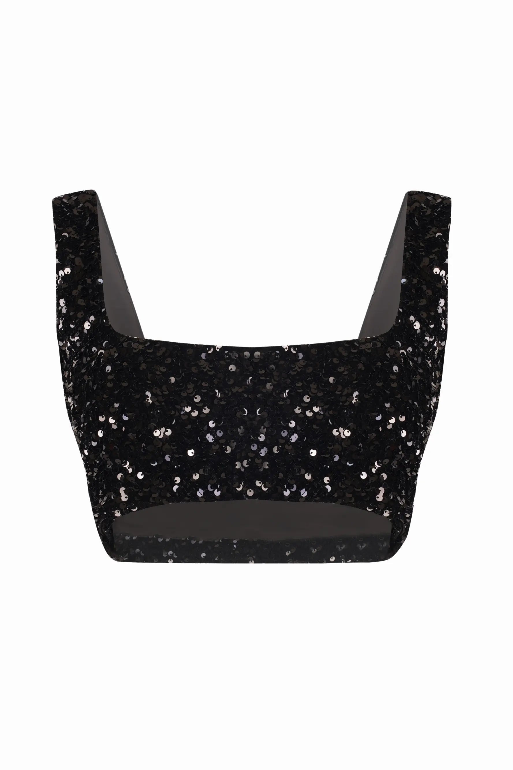 LEILA Sequins Crop - TOPS